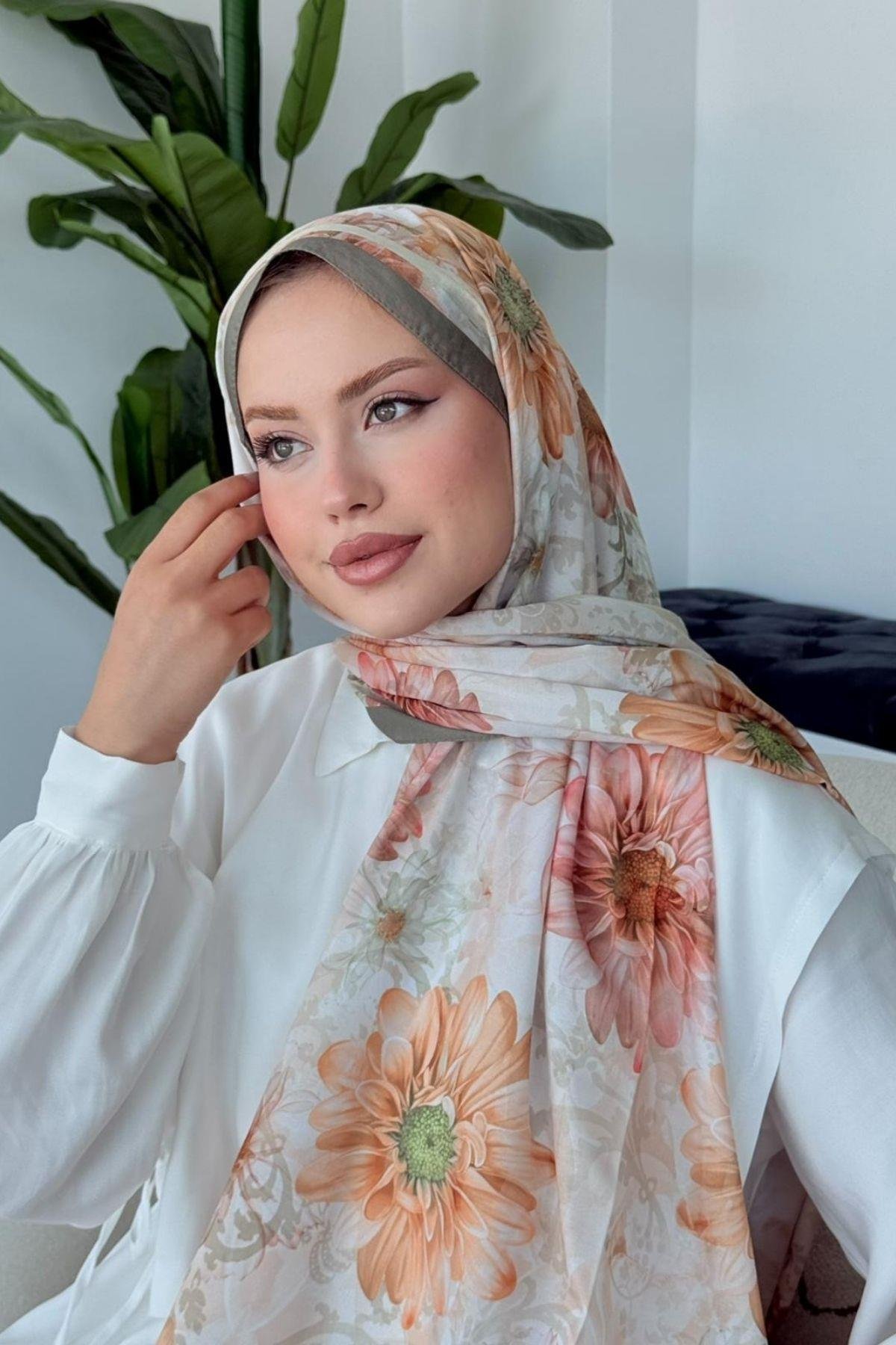 Evcen Dijital Şal Mint, Fiyatları Evcen Dijital Şal Mint- Haza Moda 