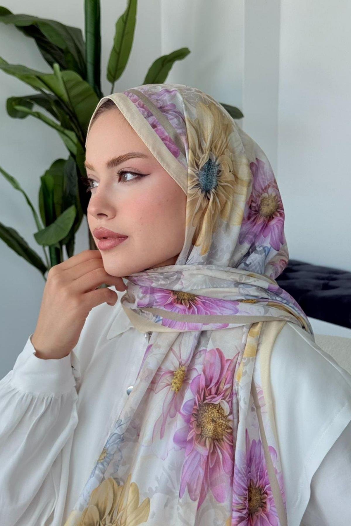 Evcen Dijital Şal Sarı, Fiyatları Evcen Dijital Şal Sarı- Haza Moda 