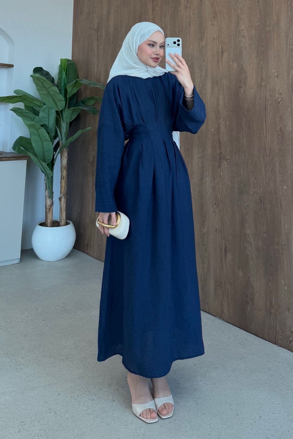 Eyfel Kuşaklı Elbise Lacivert, Fiyatları Eyfel Kuşaklı Elbise Lacivert- Haza Moda