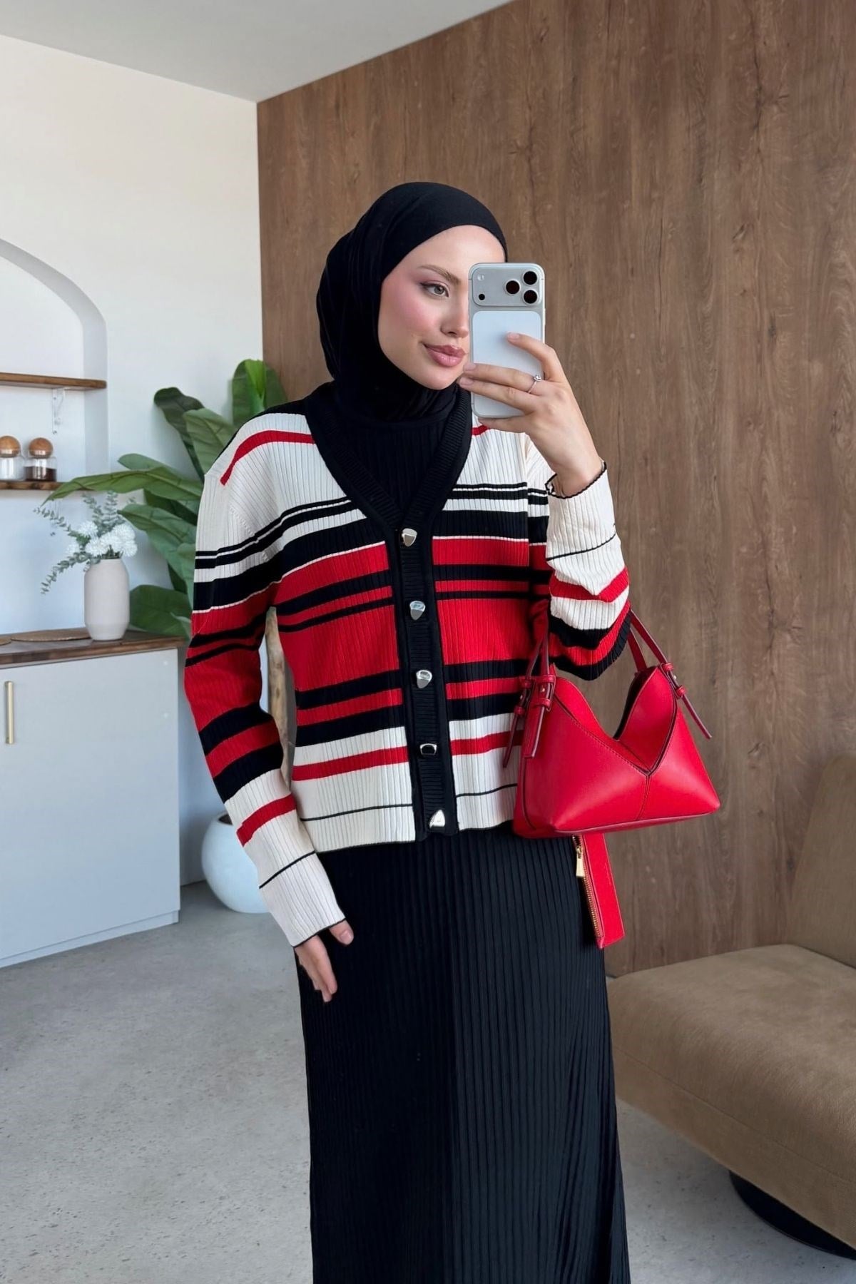 Falco Çizgili Takım Kırmızı, Fiyatları Falco Çizgili Takım Kırmızı| Haza Moda