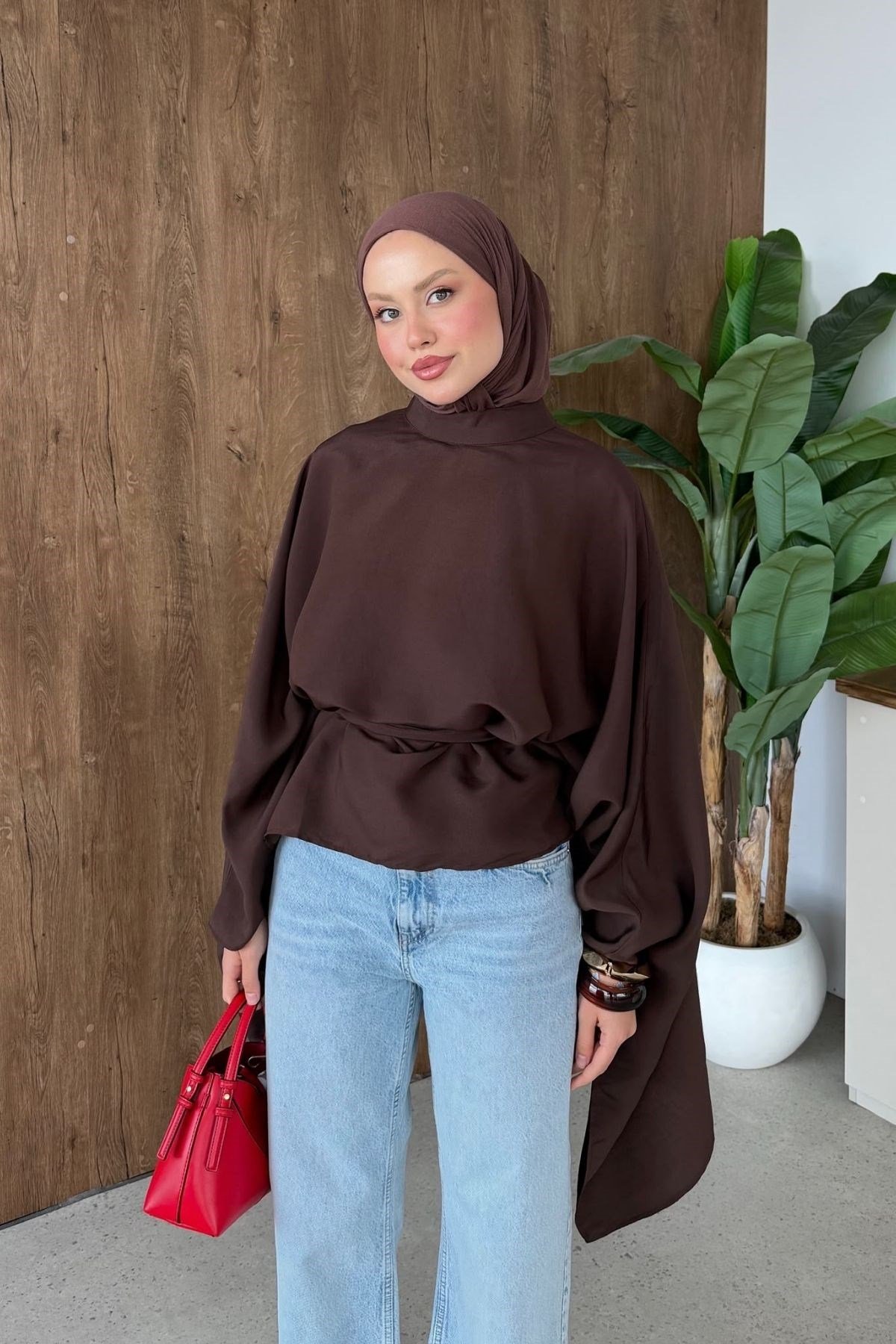 Fenti Pelerinli Bluz Kahve, Fiyatları 