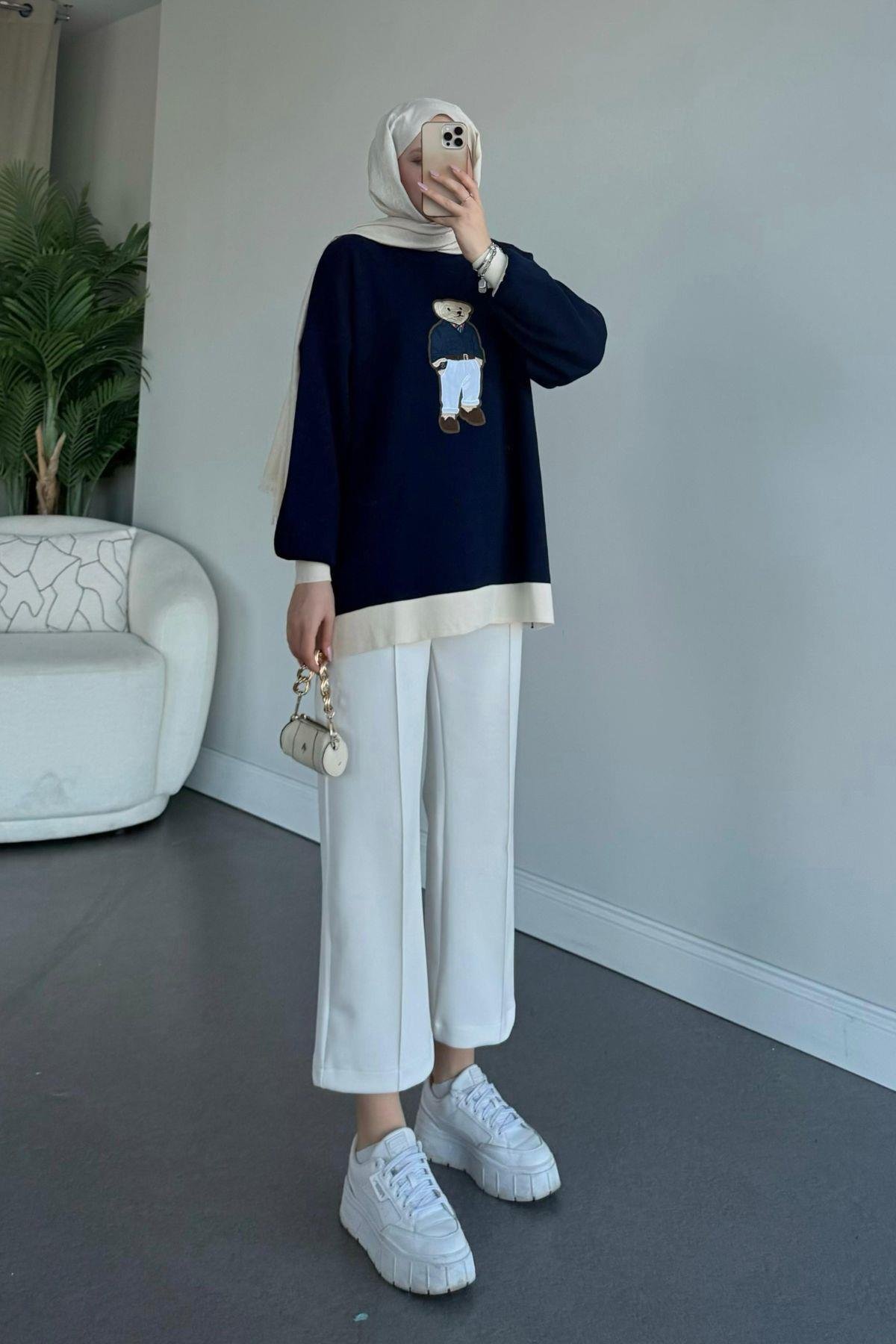 Fenti Sweat Lacivert, Fiyatları 