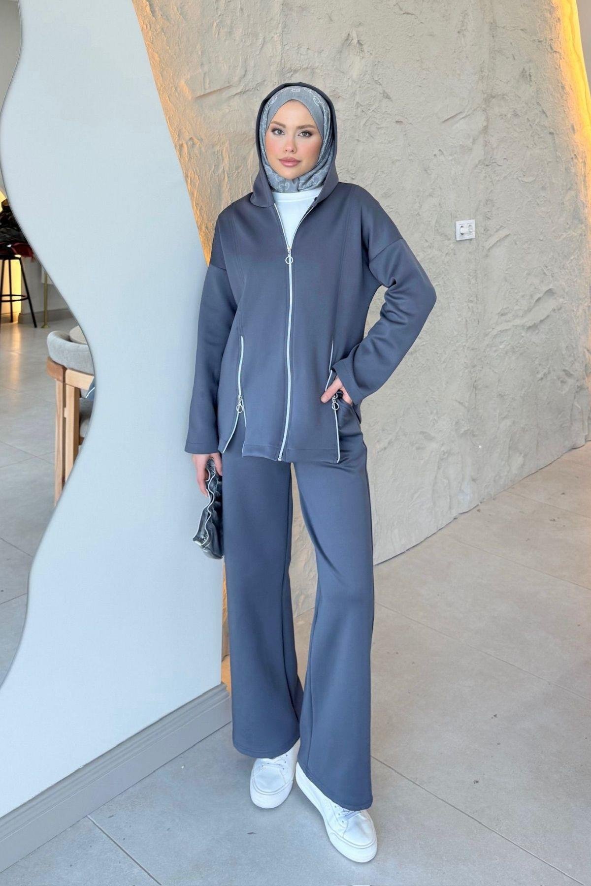 Fermuarlı Sucuba Takım Gri, Fiyatları 