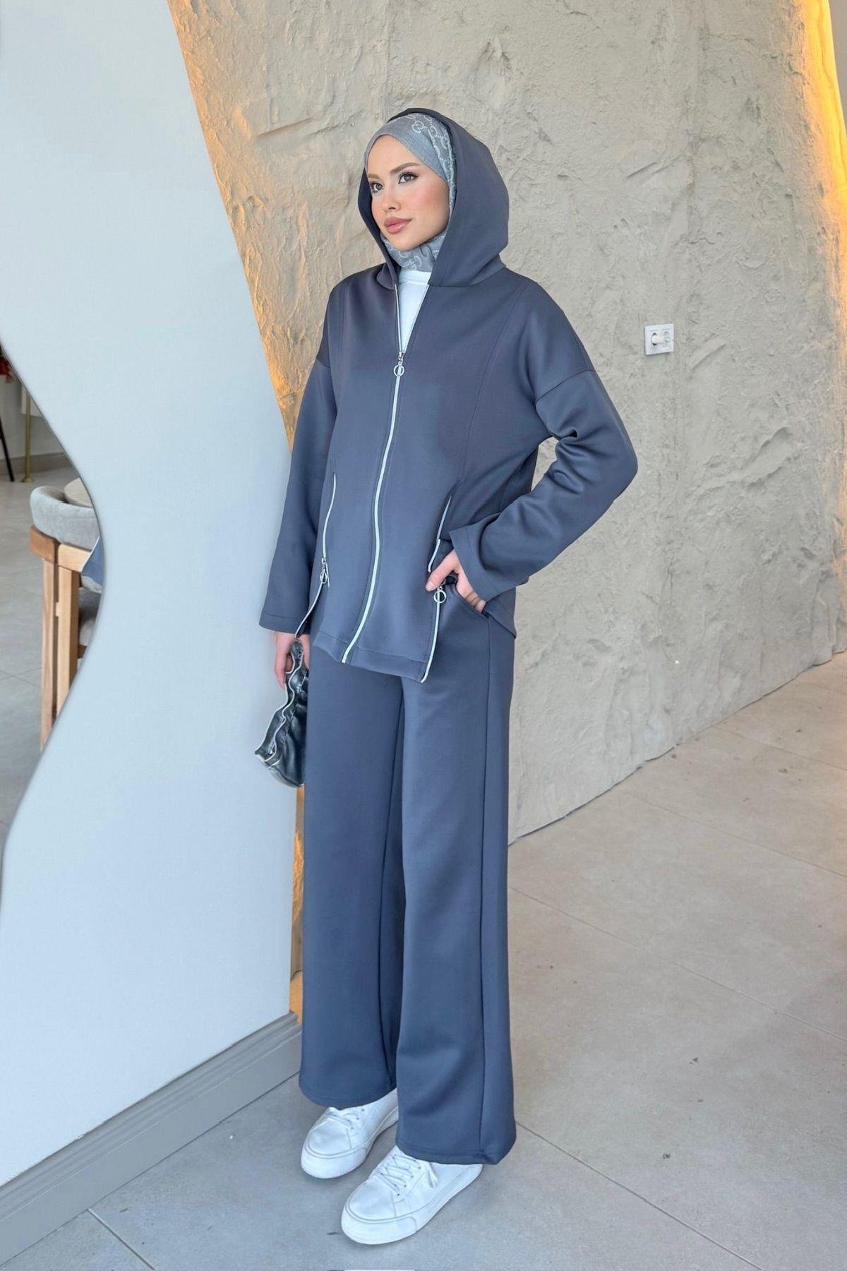 Fermuarlı Sucuba Takım Gri, Fiyatları 