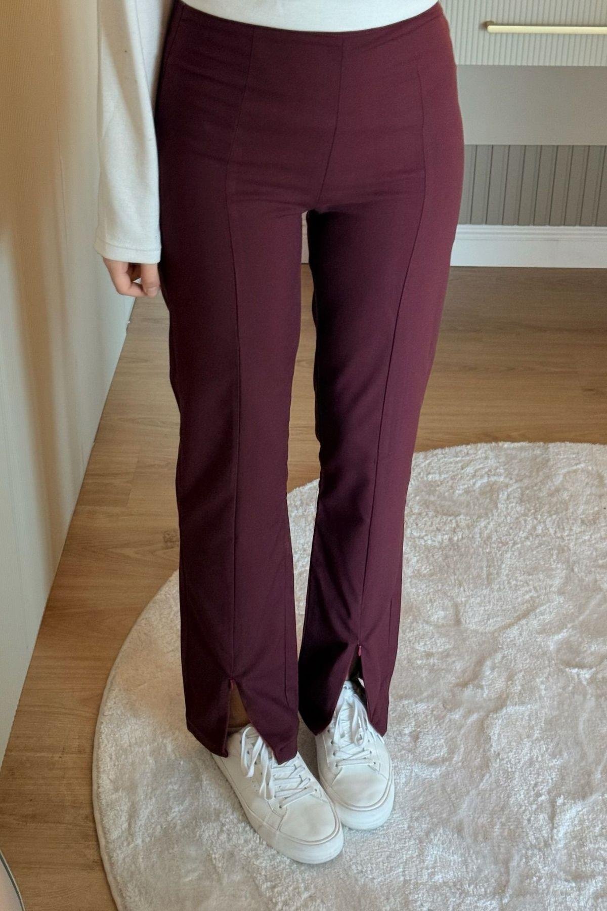 Fermuarlı Zra Pantolon Mürdüm, Fiyatları 