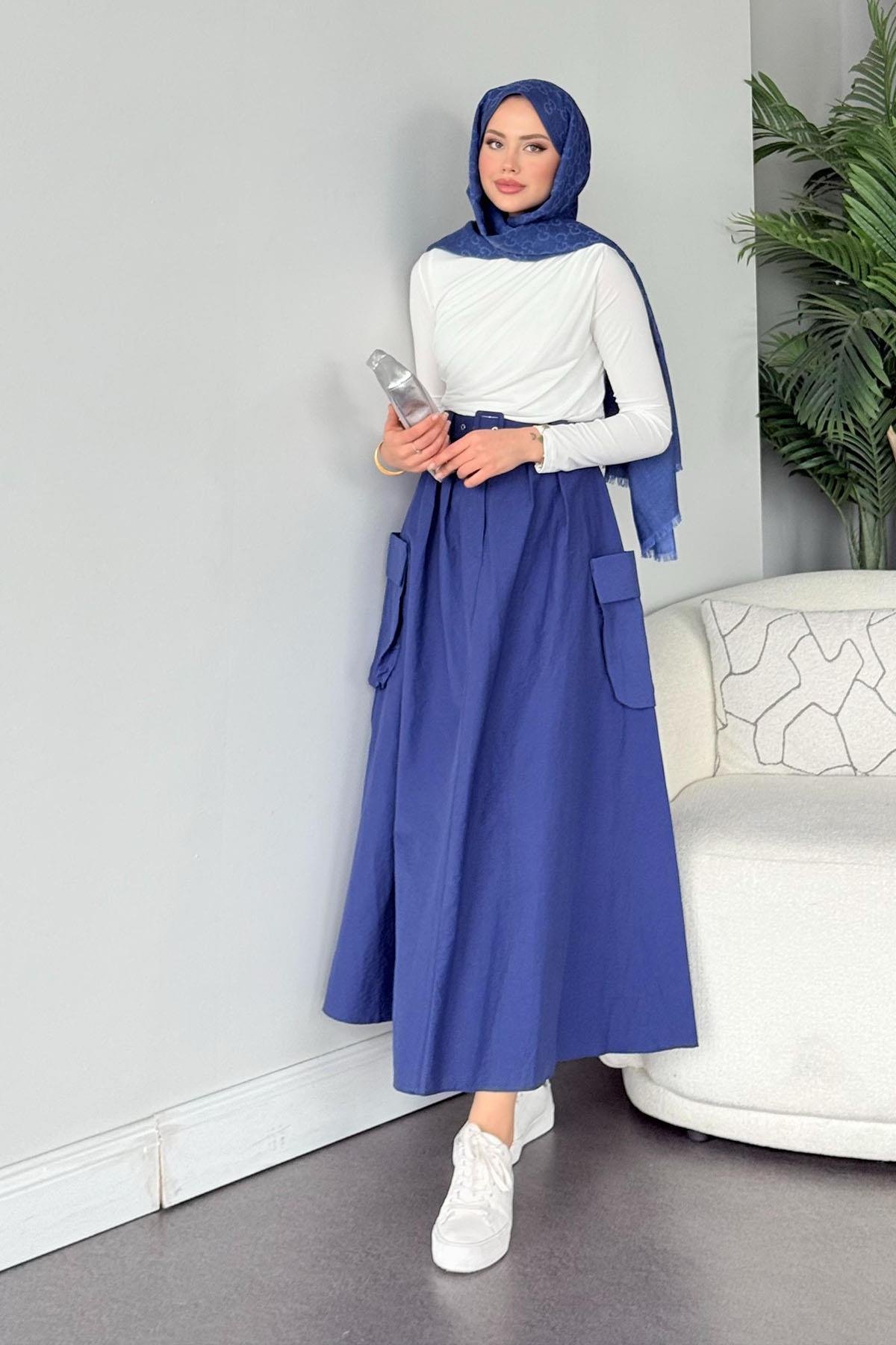 Fino Cepli Etek İndigo, Fiyatları Fino Cepli Etek indigo