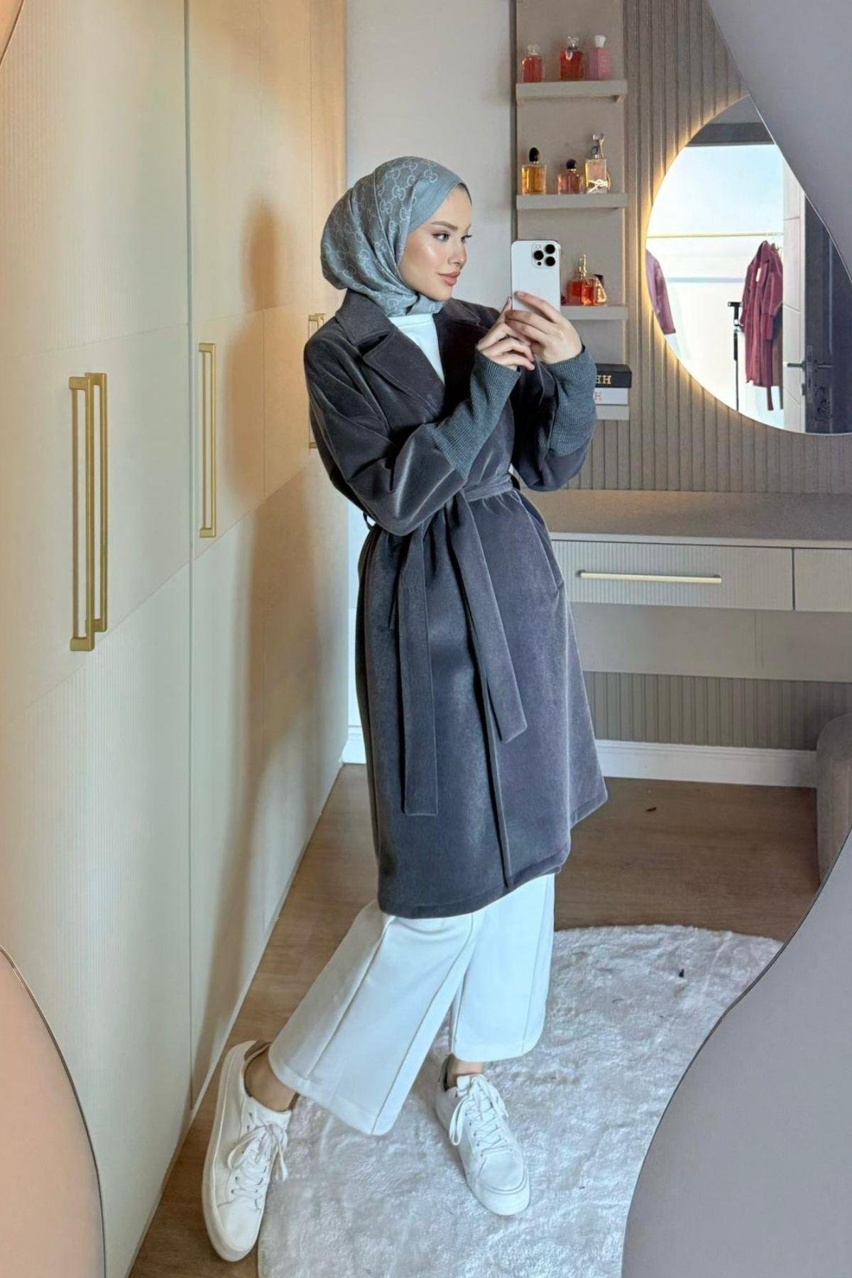 Fox Tay Tüylü Kap Antrasit, Fiyatları 