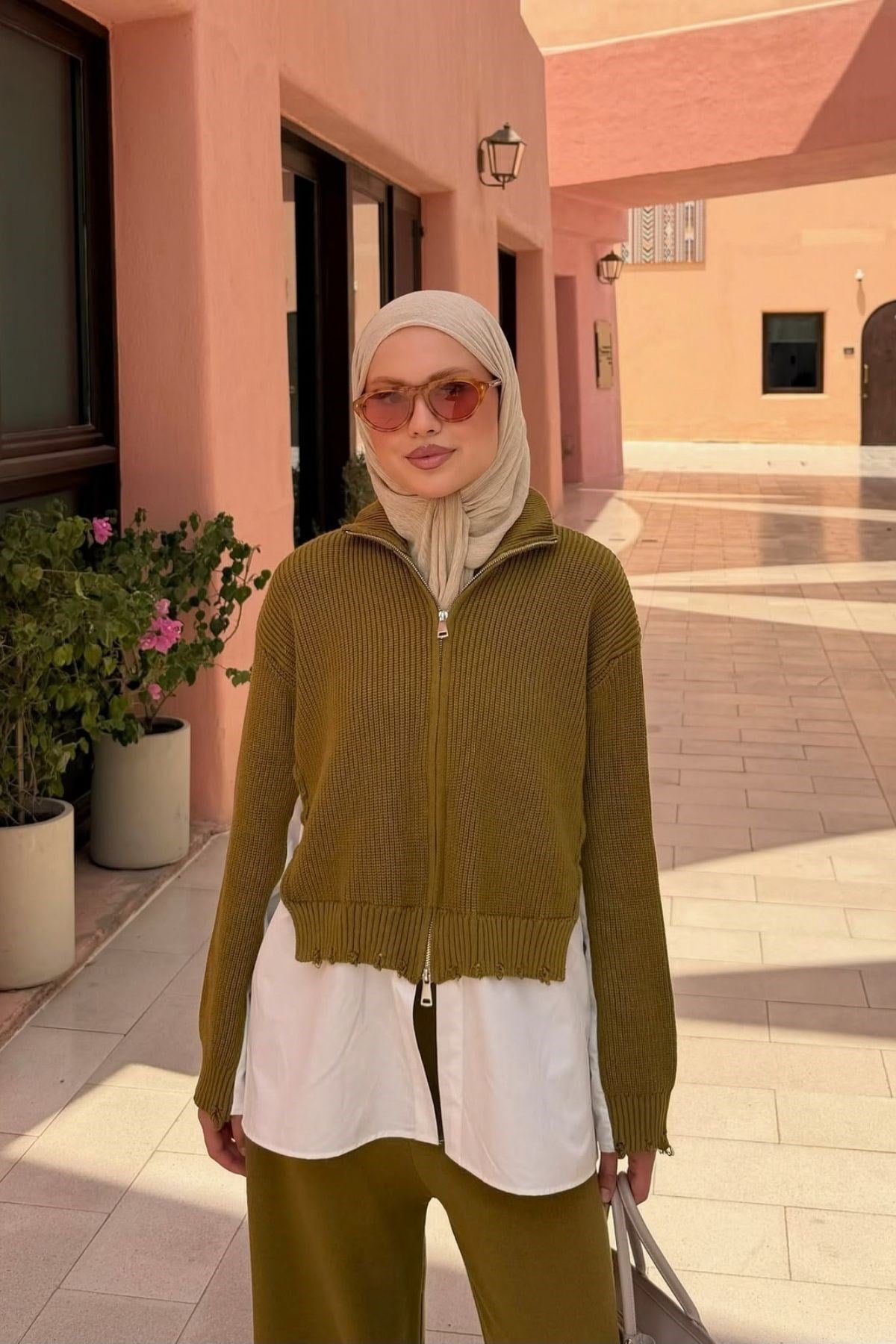 Frida Gömlek Detay Lüks Takım Yağ Yeşili, Fiyatları 