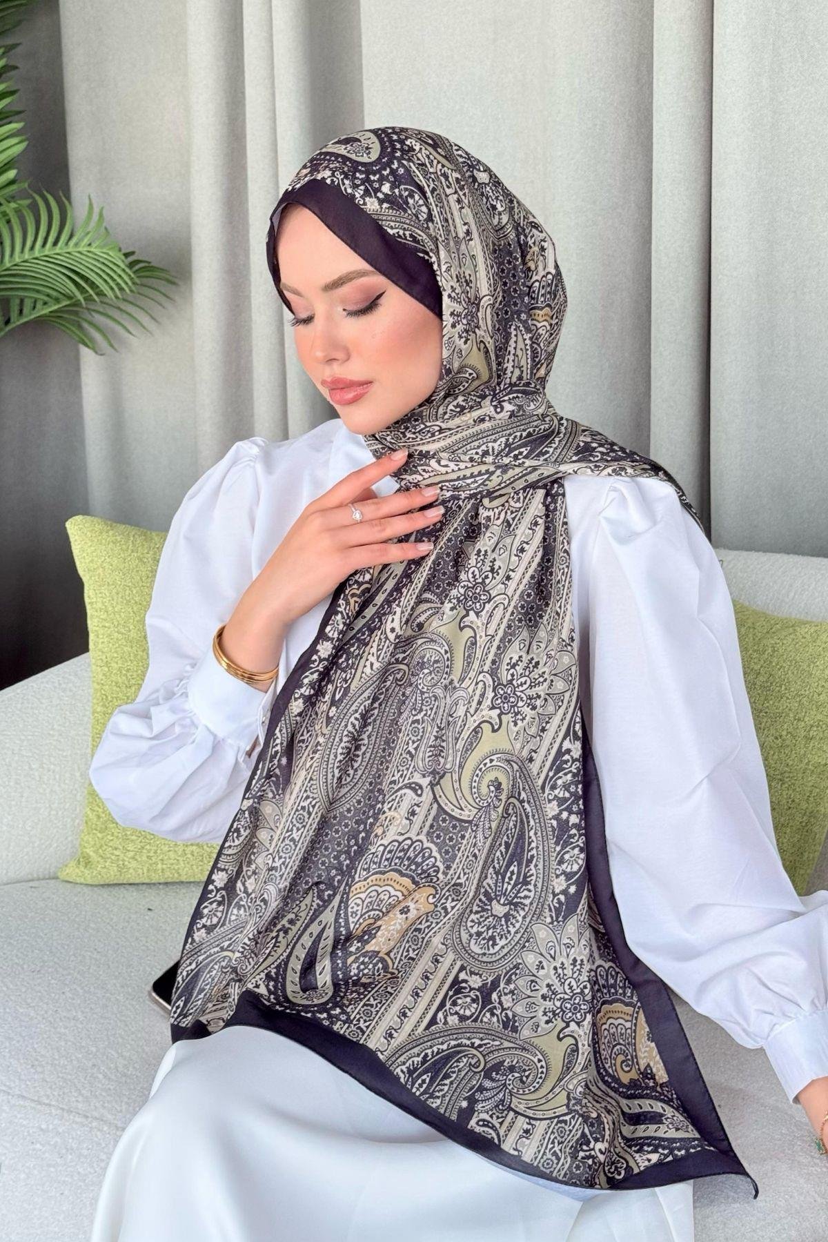 Gasta Dijital Etnik Desen Şal Sarı, Fiyatları 