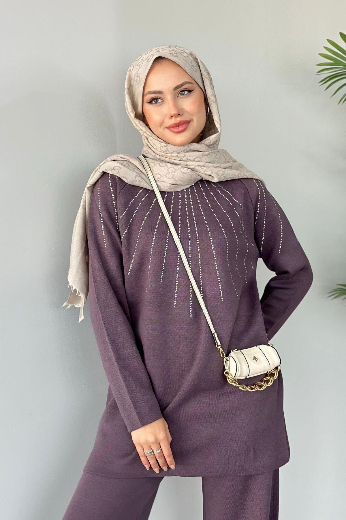 Glow Triko Takım Mürdüm, Fiyatları 