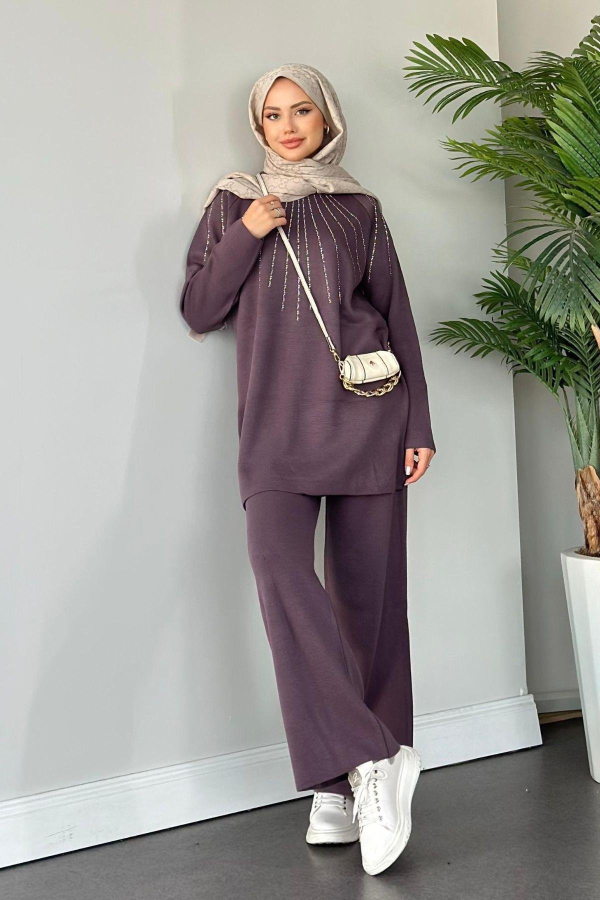 Glow Triko Takım Mürdüm, Fiyatları 