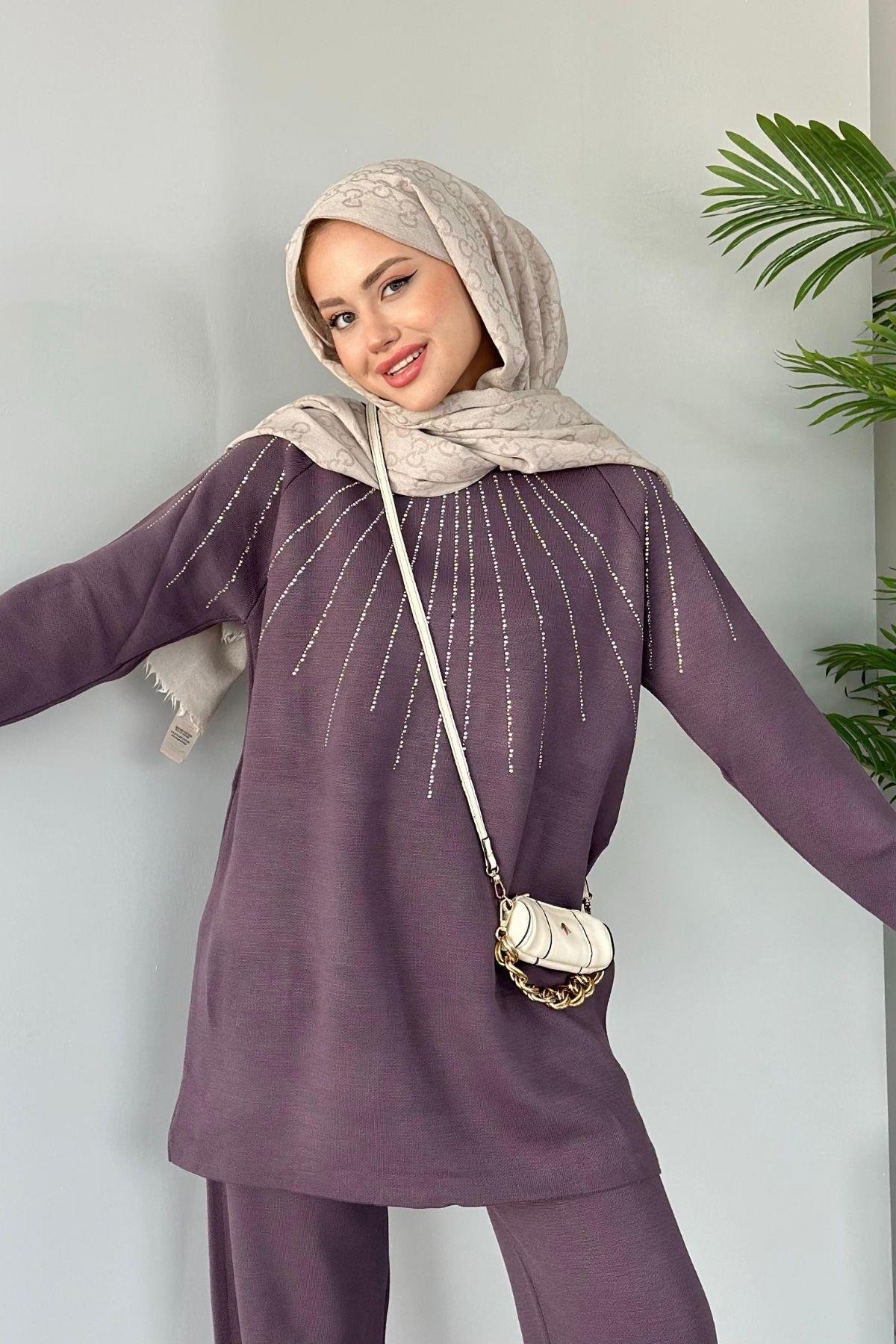 Glow Triko Takım Mürdüm, Fiyatları 