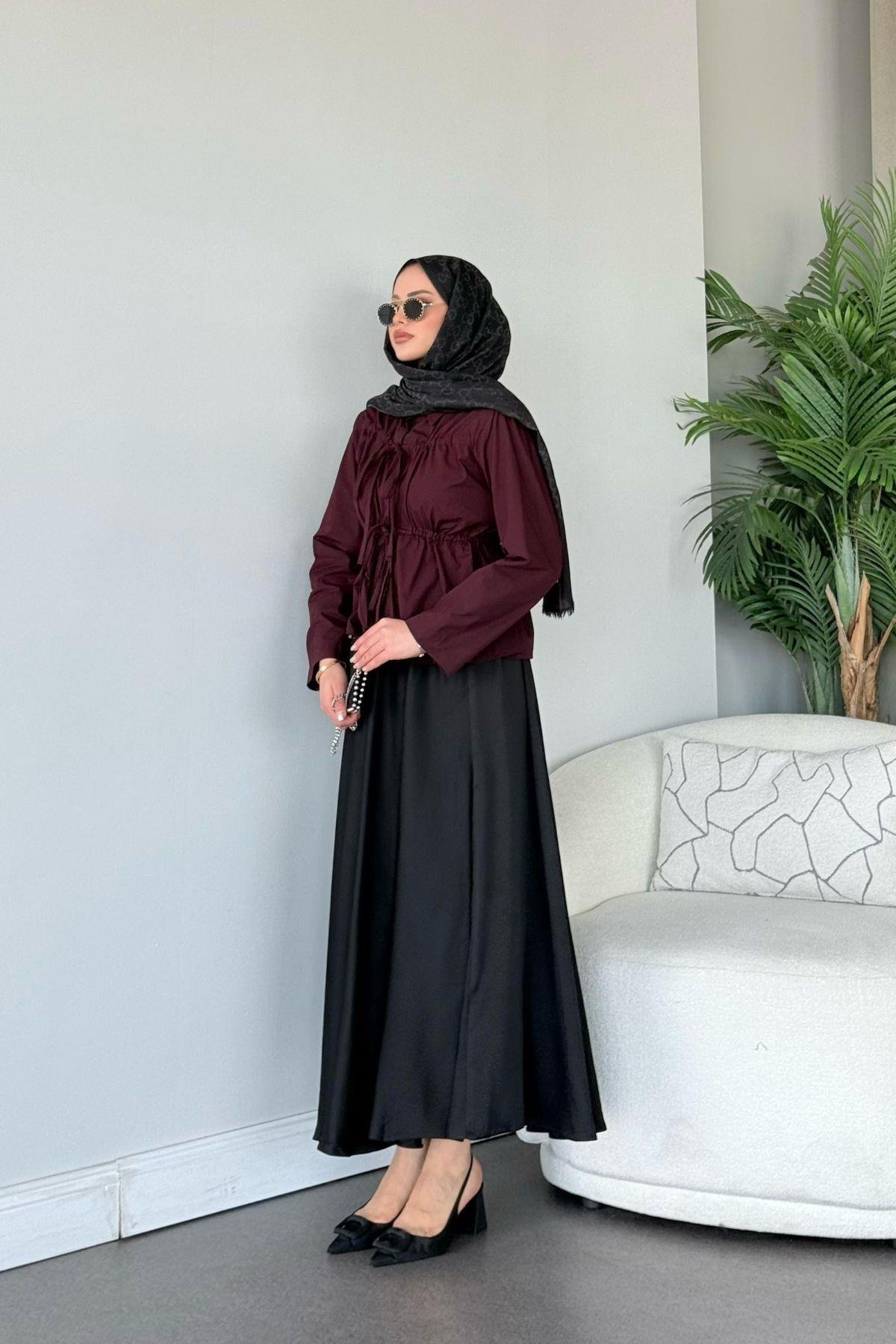 Goya Bluz Bordo, Fiyatları Goya Bluz Bordo- Haza Moda 