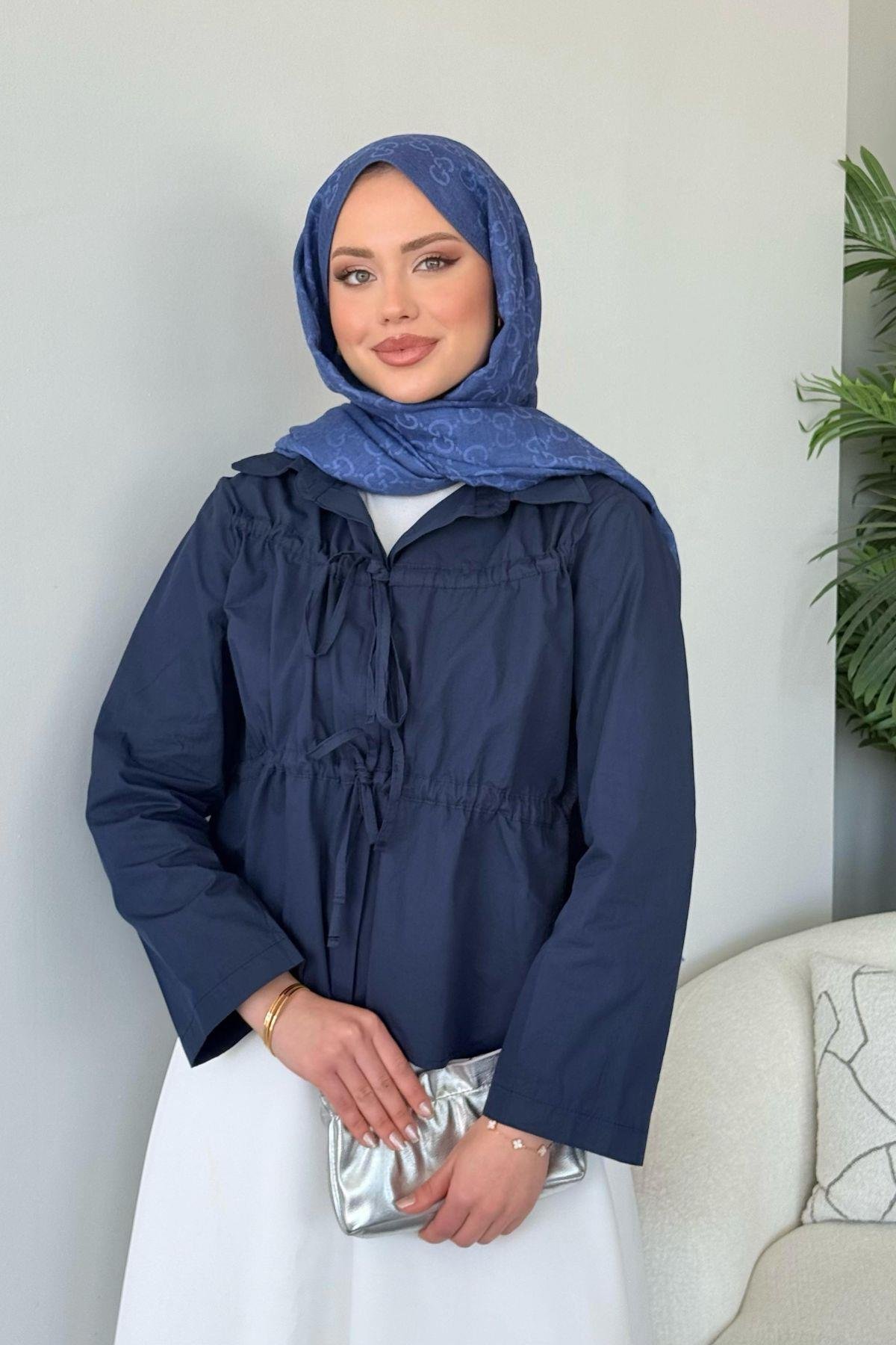 Goya Bluz Lacivert, Fiyatları Goya Bluz Lacivert- Haza Moda 