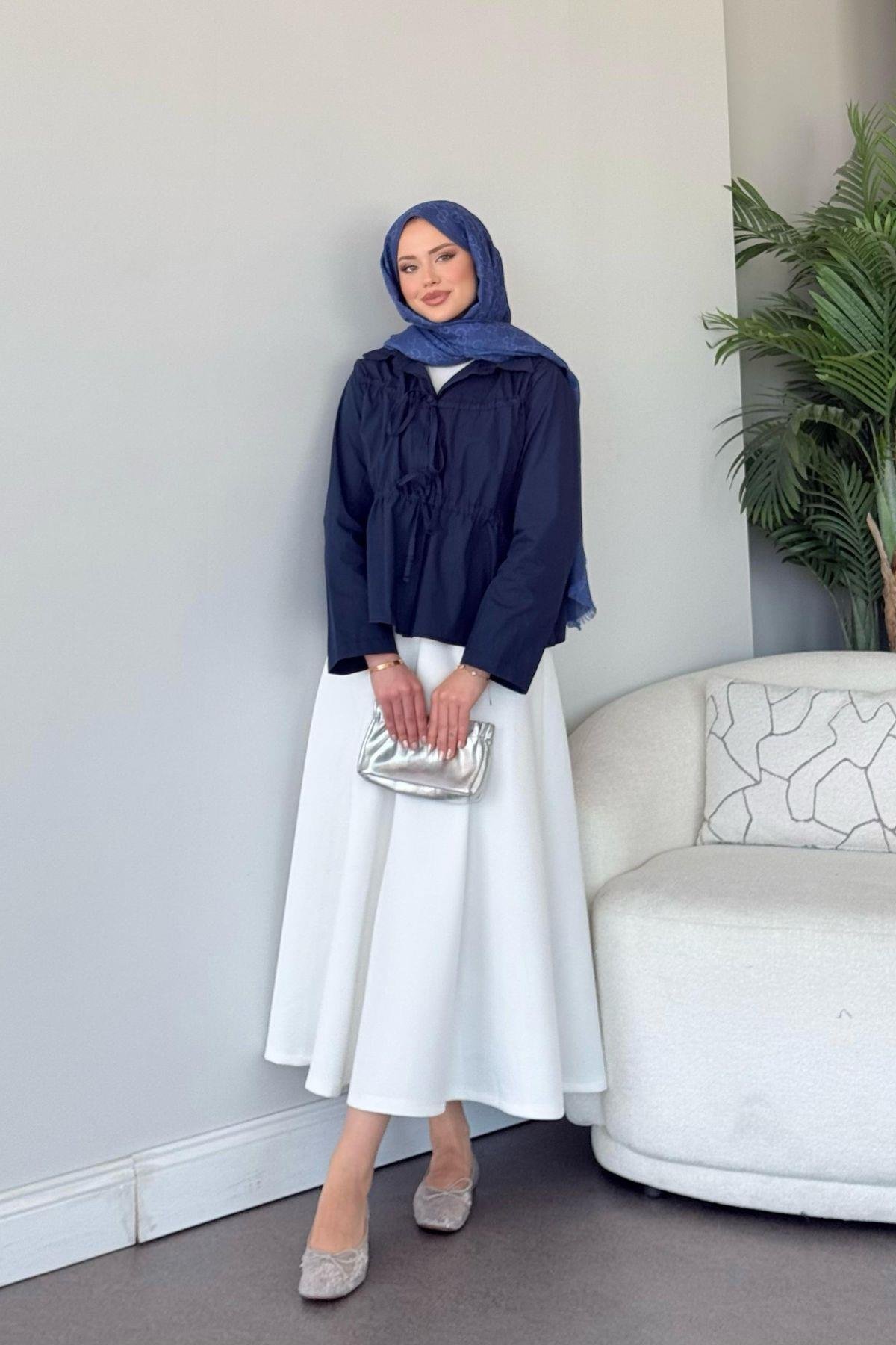 Goya Bluz Lacivert, Fiyatları Goya Bluz Lacivert- Haza Moda 