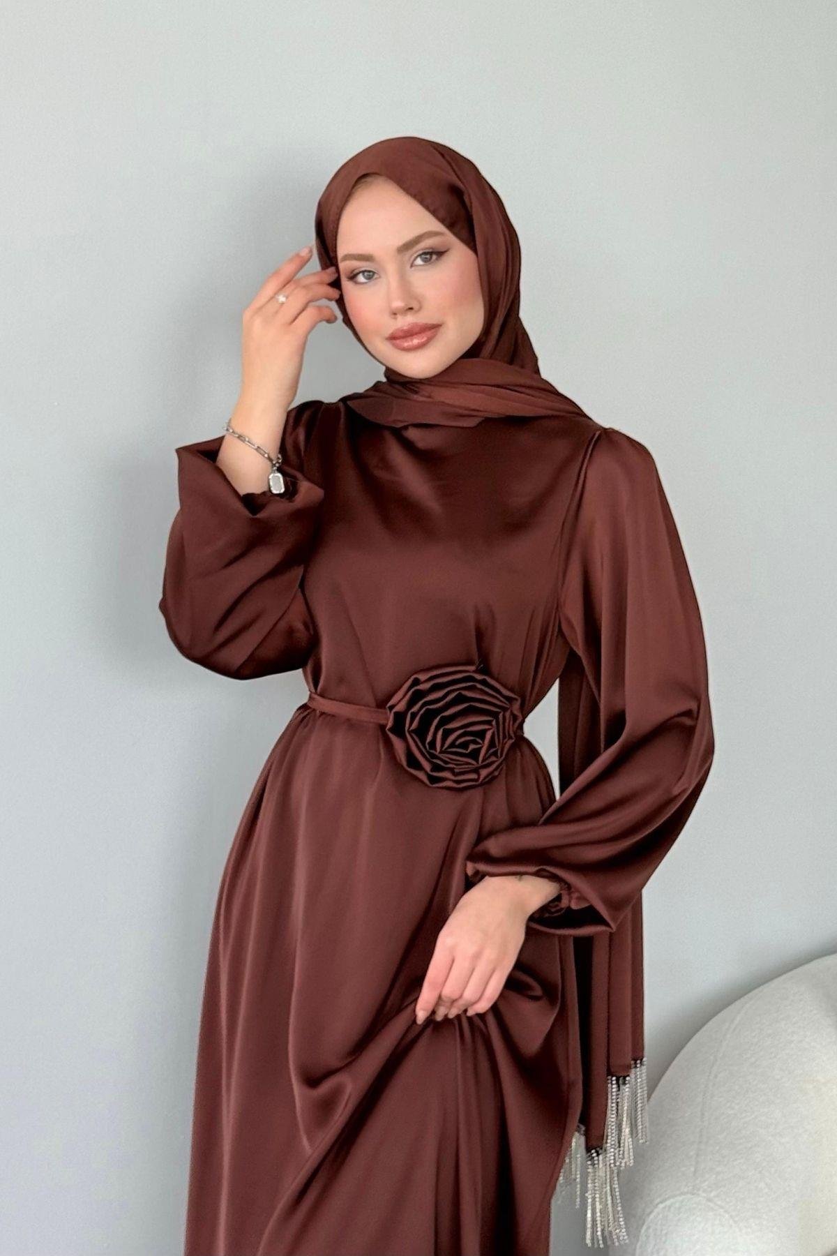 Gül Kemerli Abiye Acıkahve, Fiyatları 