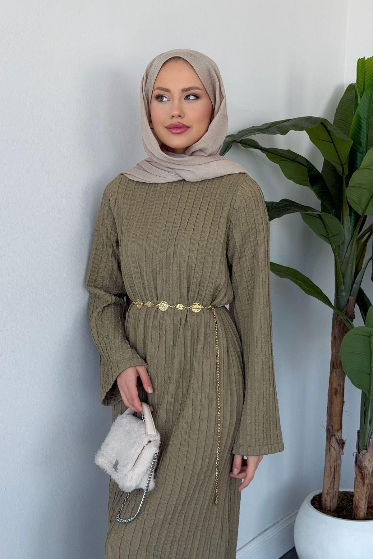 Gül Örme Elbise Mint, Fiyatları 