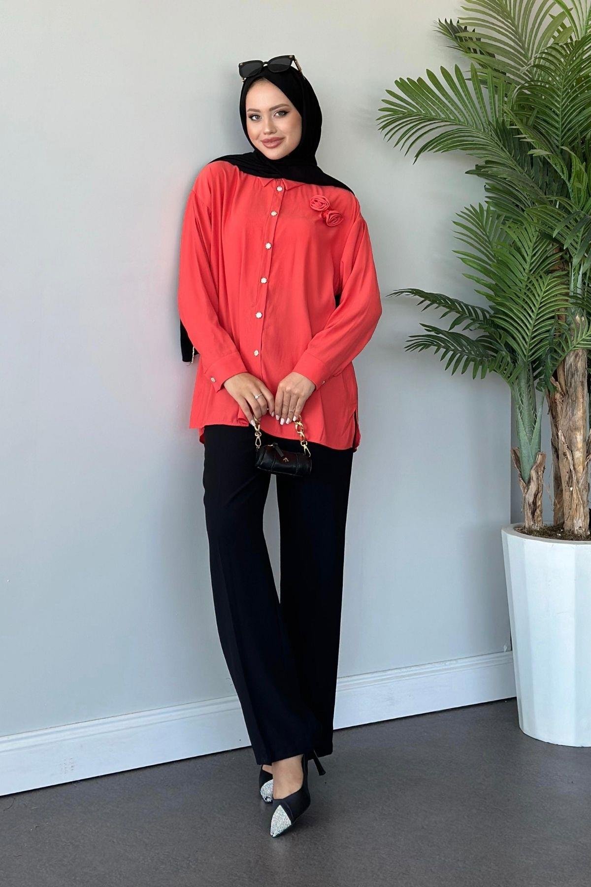 Gülsüm Gömlek Turuncu, Fiyatları 