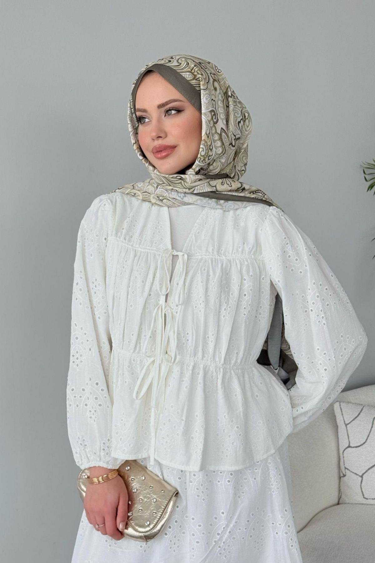 Güneş Etekli Takım Beyaz, Fiyatları 