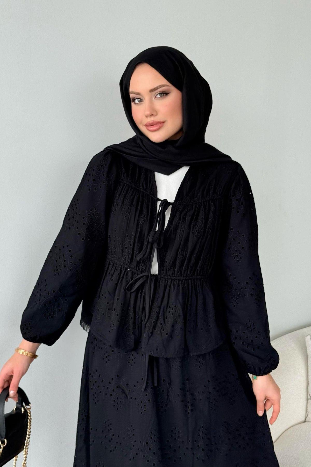 Güneş Etekli Takım Siyah, Fiyatları 