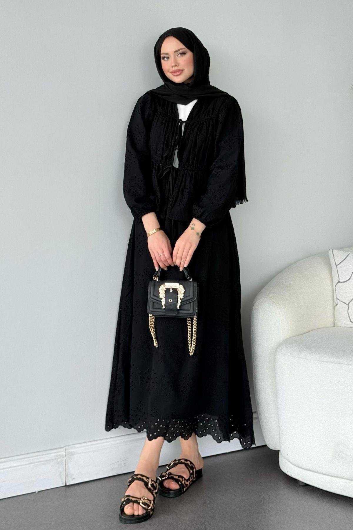 Güneş Etekli Takım Siyah, Fiyatları 