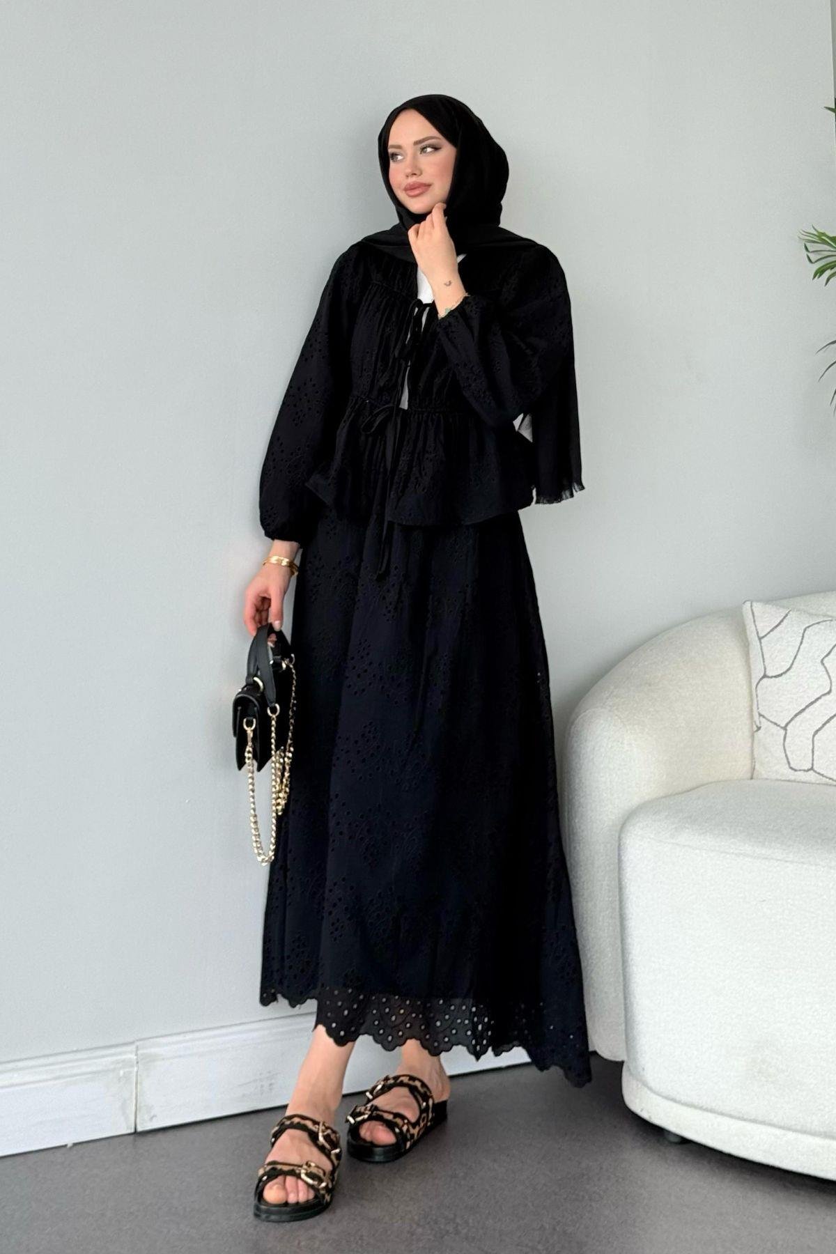 Güneş Etekli Takım Siyah, Fiyatları 