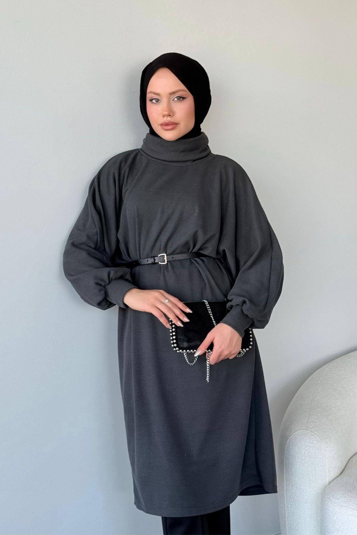 Hadra Kemerli Tunik Antrasit, Fiyatları 