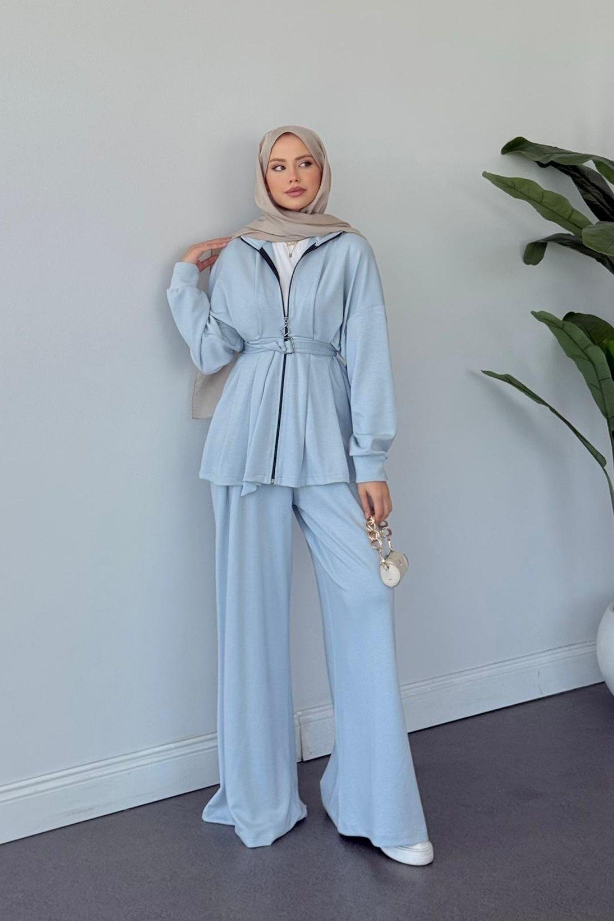 Hanna Pamuklu Pantolonlu Takım Bebemavi, Fiyatları Hanna Pamuklu Pantolonlu Takım Bebemavi Haza Moda 