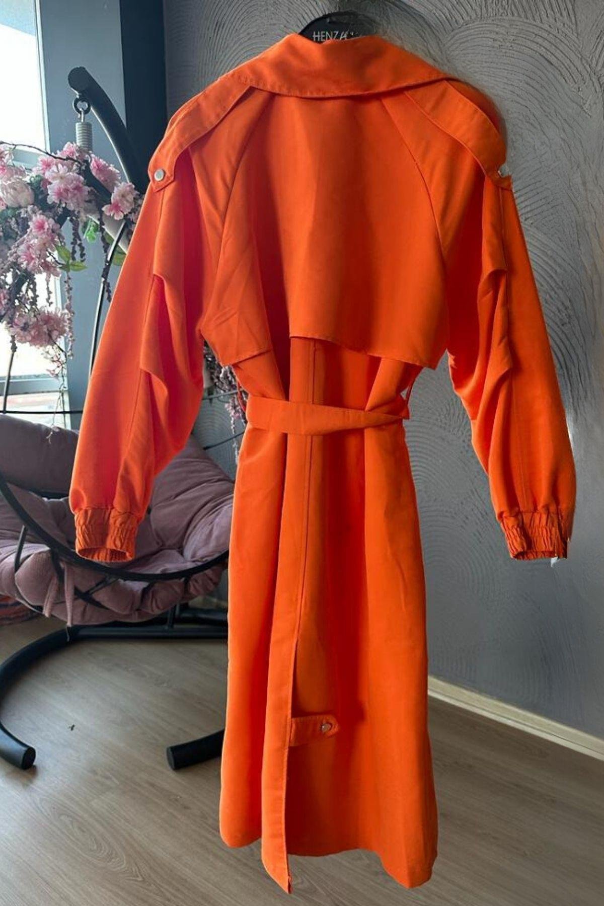 Hazan Trençkot Turuncu, Fiyatları 