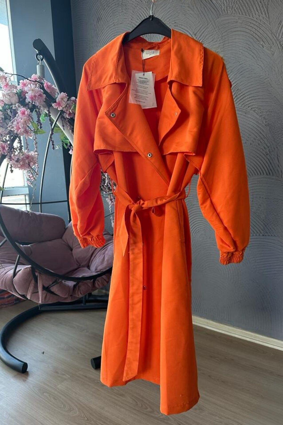 Hazan Trençkot Turuncu, Fiyatları 