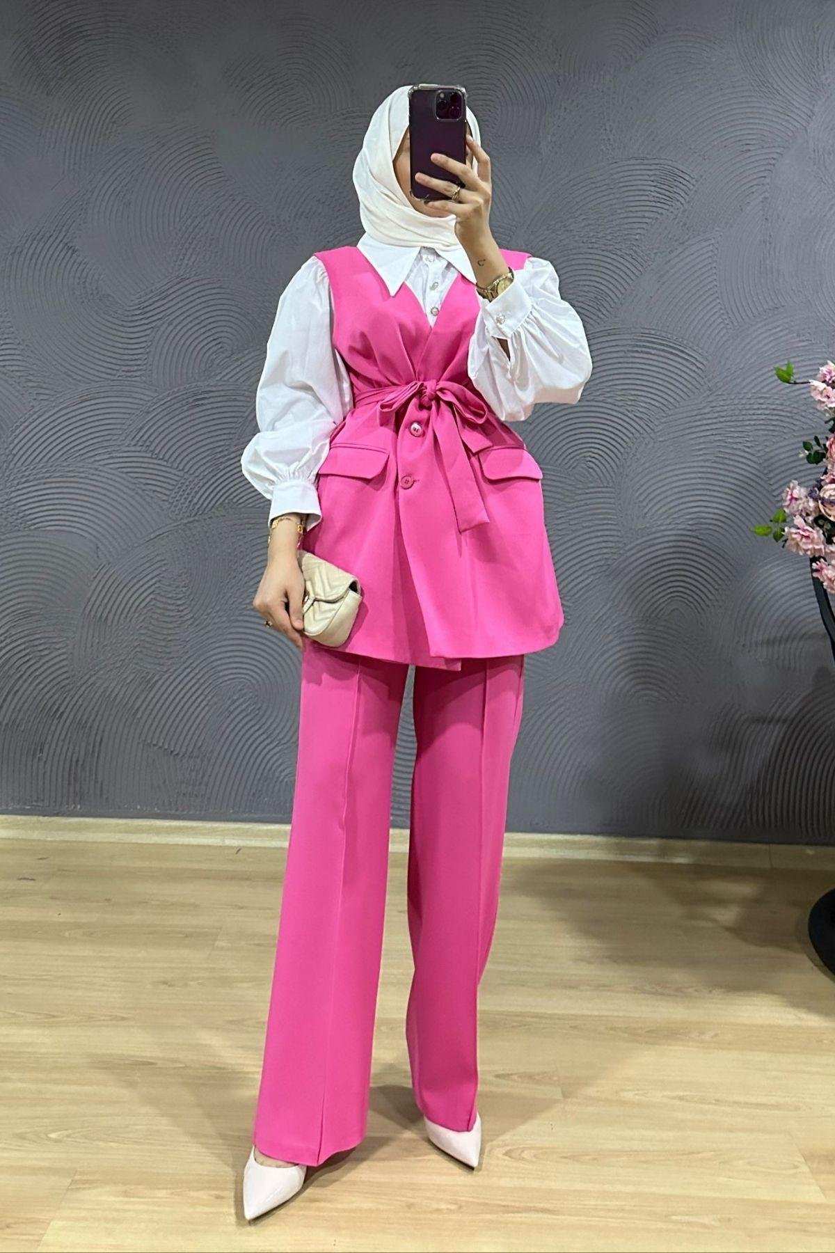 Heavy Takım Pembe, Fiyatları Heavy Takım Pembe – Haza Moda | Tesettür Giyim