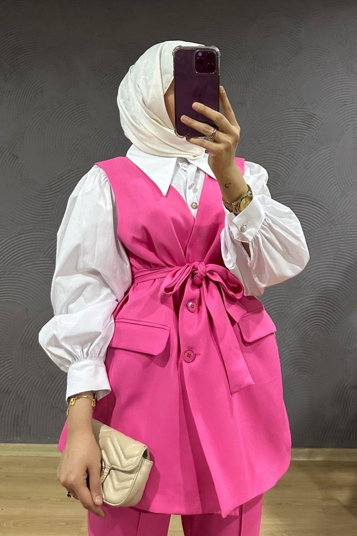 Heavy Takım Pembe, Fiyatları Heavy Takım Pembe – Haza Moda | Tesettür Giyim