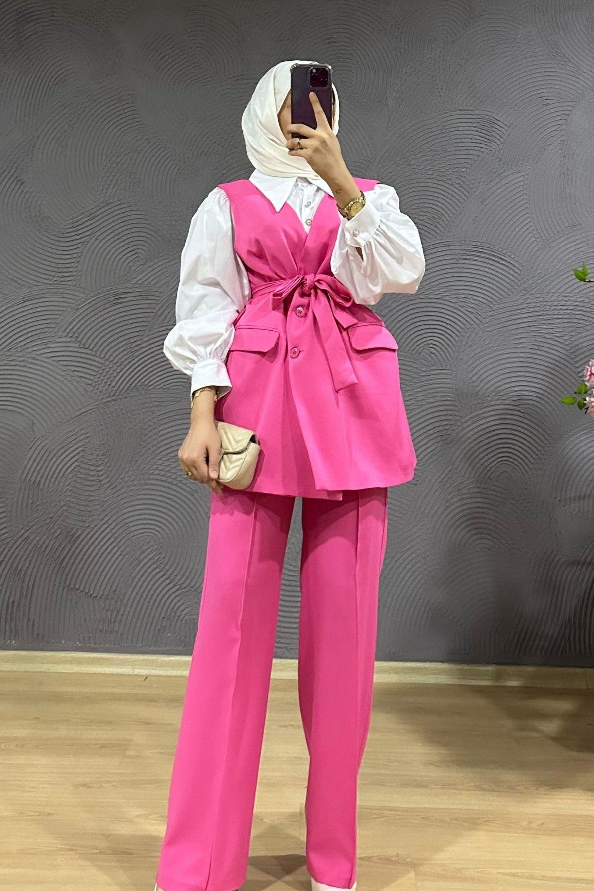 Heavy Takım Pembe, Fiyatları Heavy Takım Pembe – Haza Moda | Tesettür Giyim