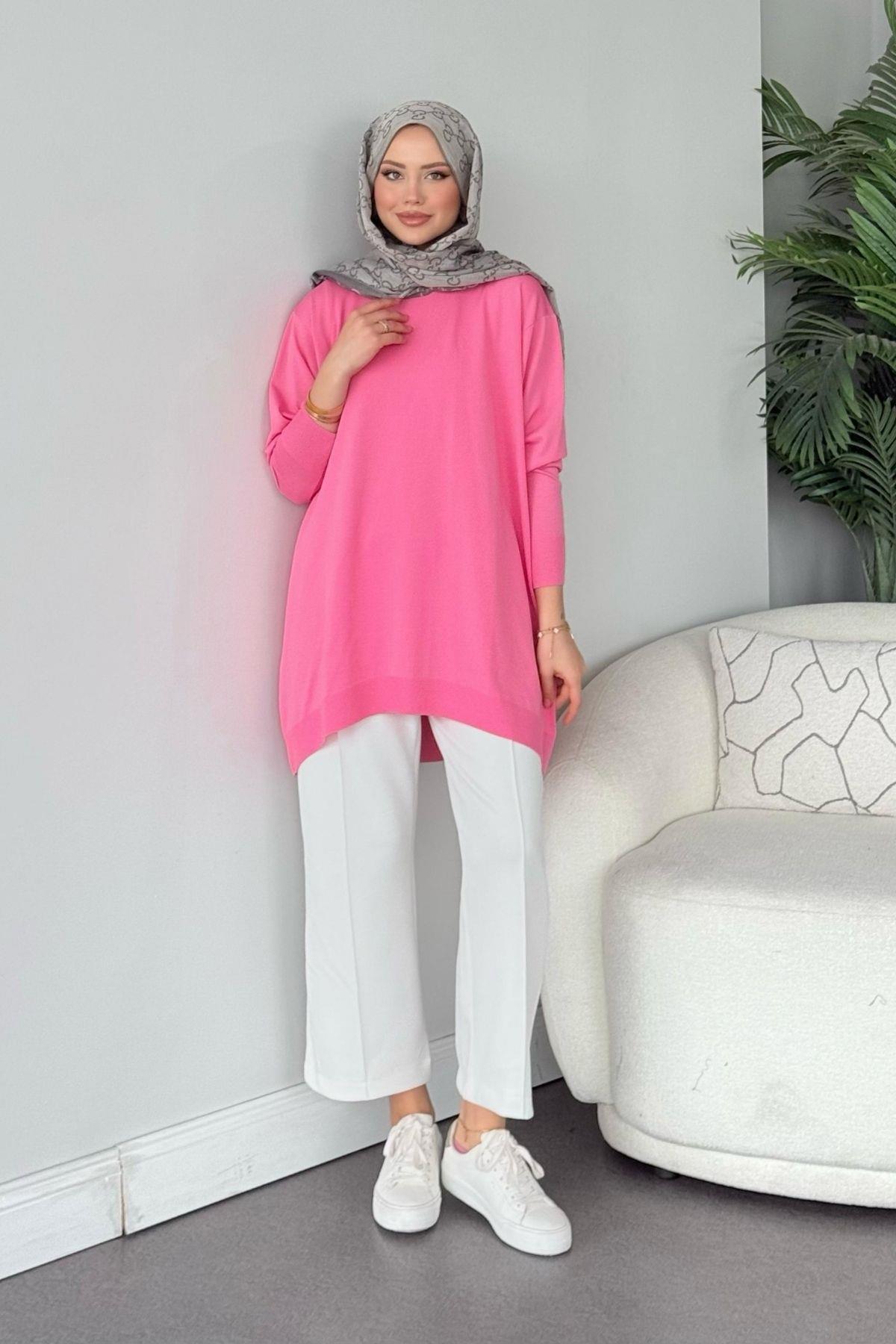 Helena Tunik Pembe, Fiyatları Helena Tunik Pembe - Haza Moda 