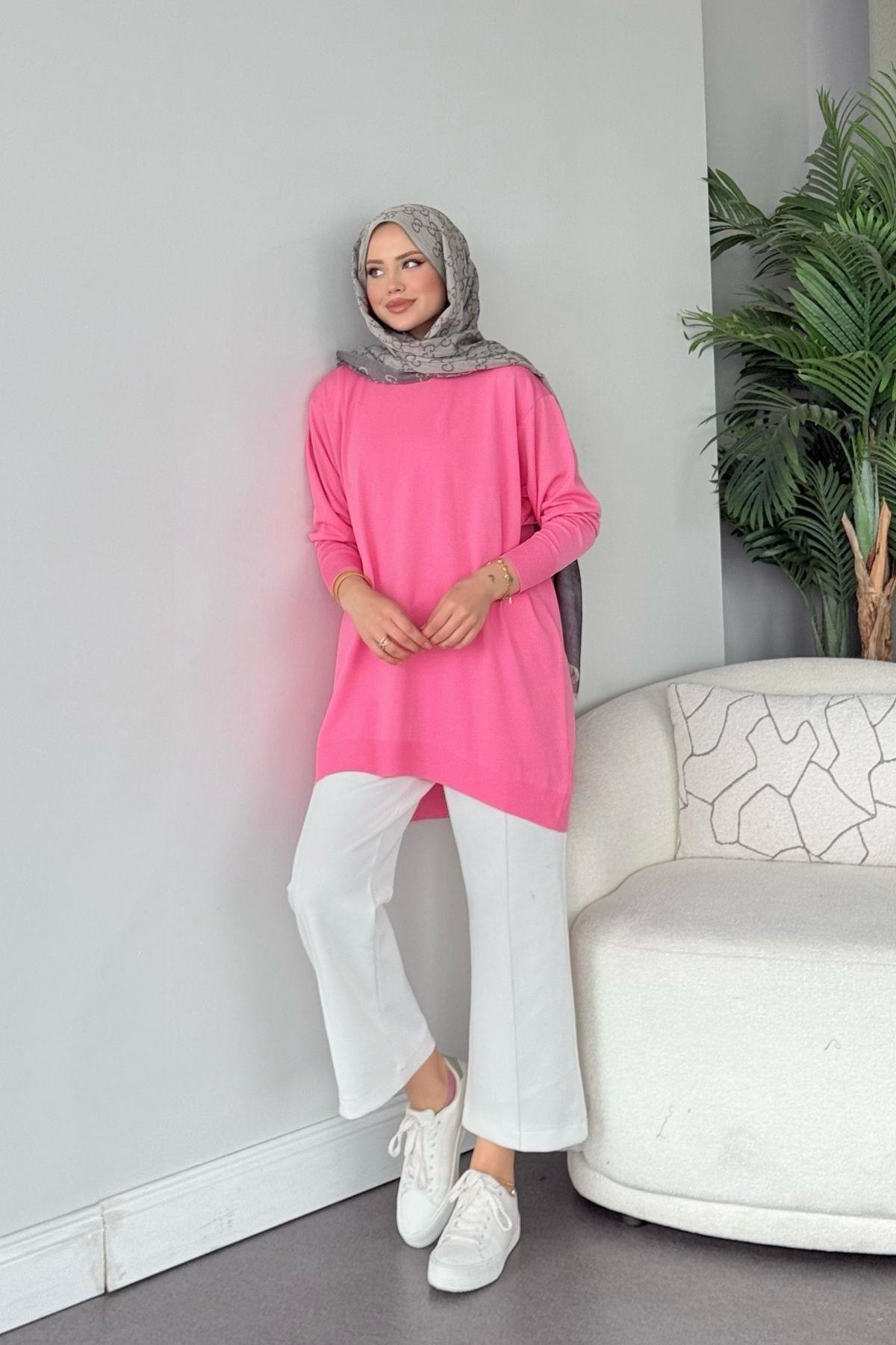 Helena Tunik Pembe, Fiyatları Helena Tunik Pembe - Haza Moda 