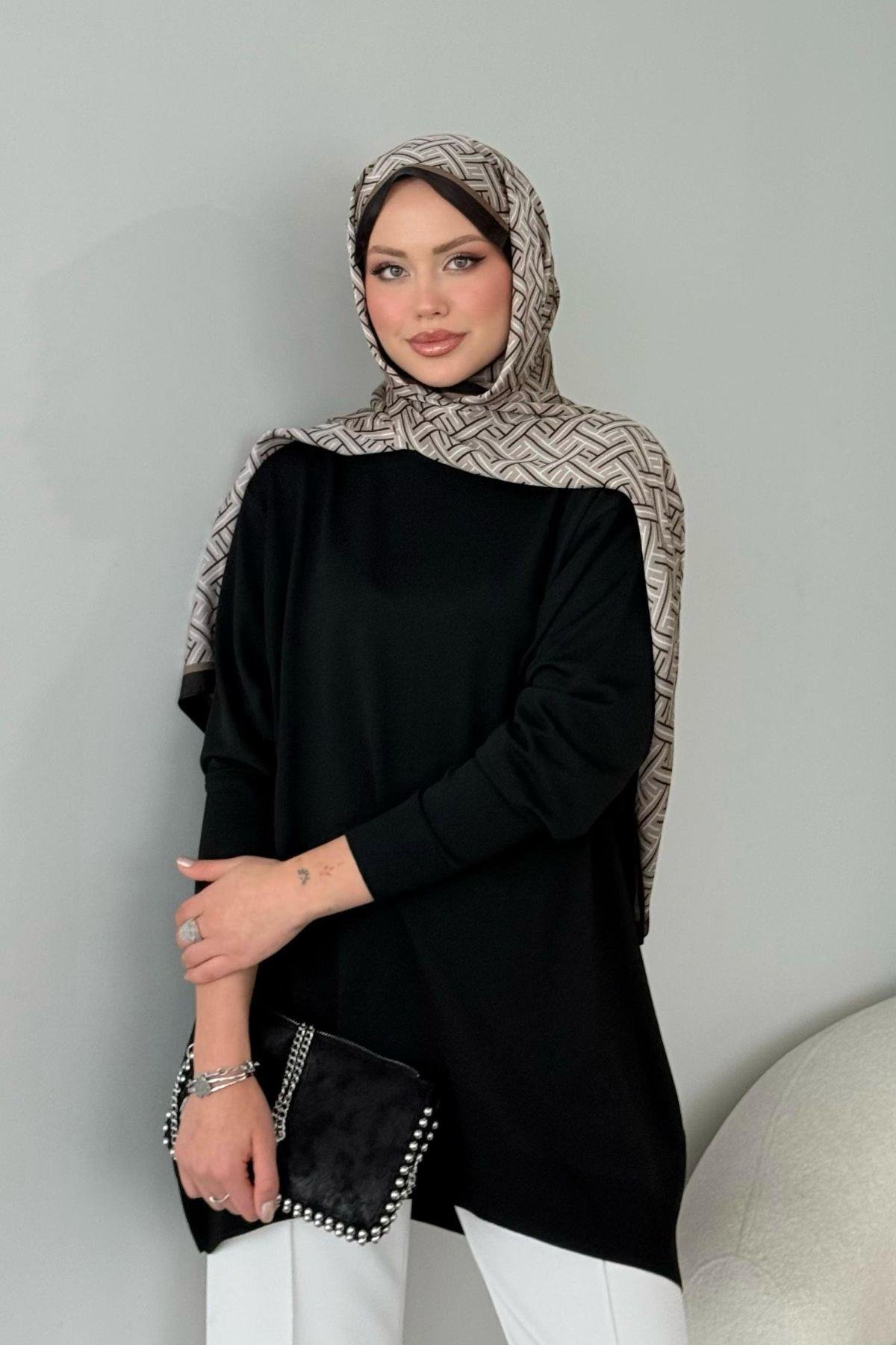 Helena Tunik Siyah, Fiyatları Helena Tunik Siyah - Haza Moda 