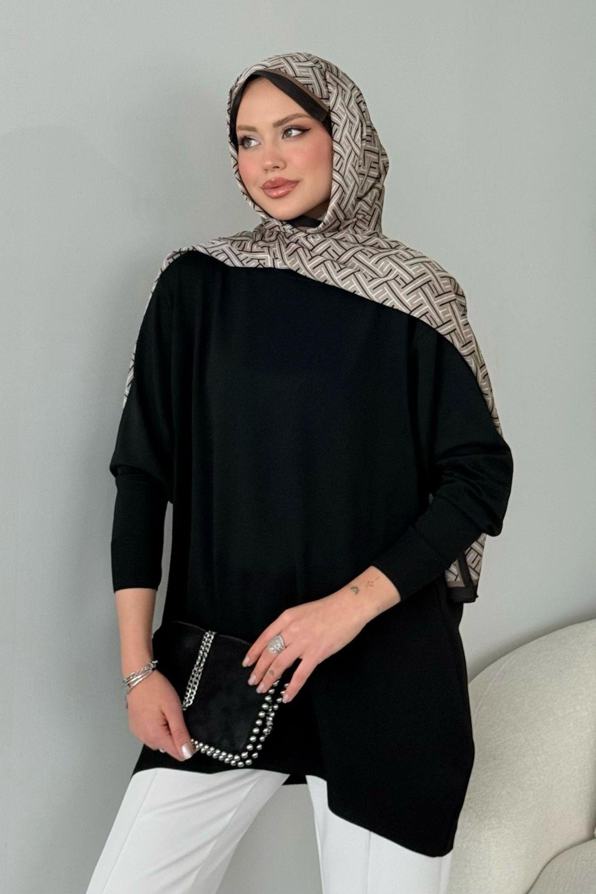 Helena Tunik Siyah, Fiyatları Helena Tunik Siyah - Haza Moda 