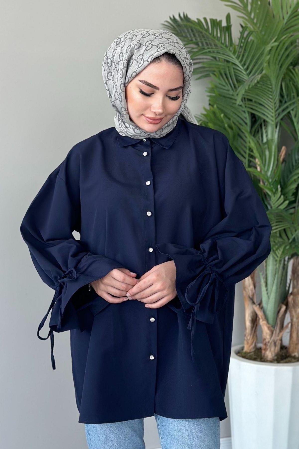 Helin Gömlek Lacivert, Fiyatları 