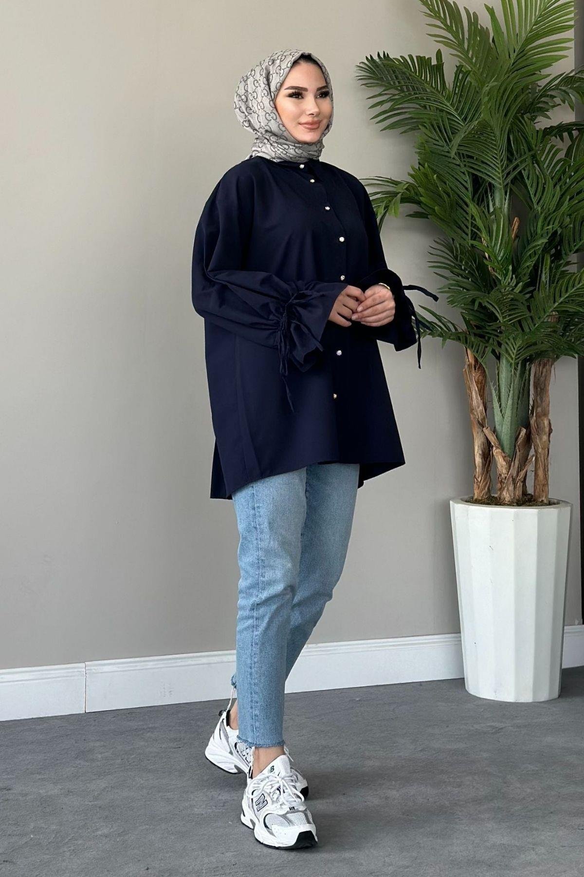 Helin Gömlek Lacivert, Fiyatları 