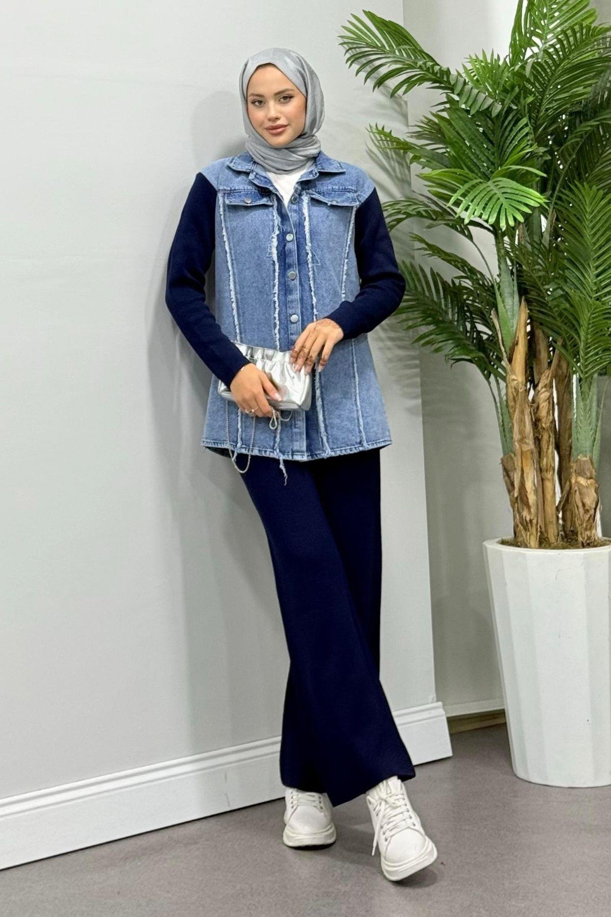 Henna Triko Jeans Takım Lacivert, Fiyatları 