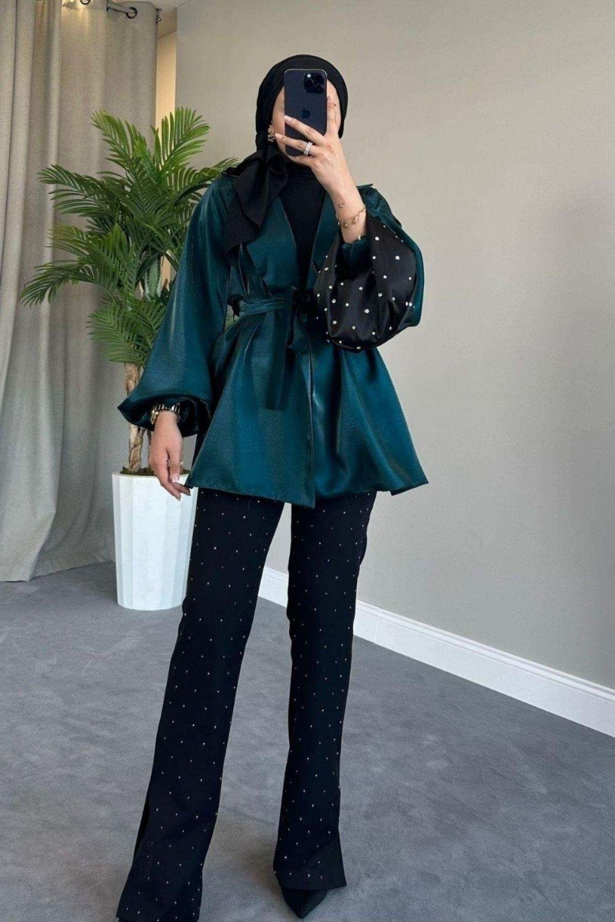 Heza Tafta Ceket Zümrüt, Fiyatları 