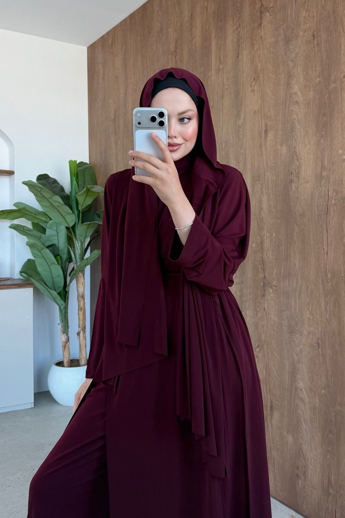 Hijap Sandy Takım Bordo, Fiyatları 