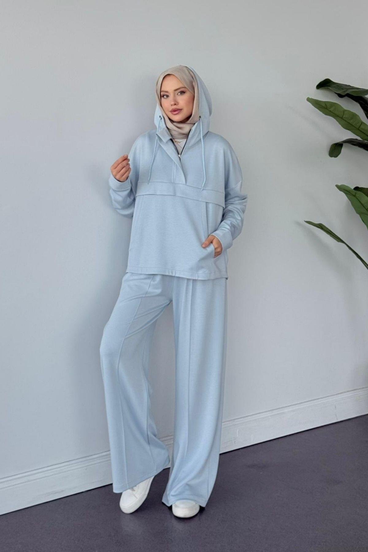 Hilla Oys Takım Bebe Mavi , Fiyatları Hilla Oys Takım Bebe Mavi  Haza Moda 