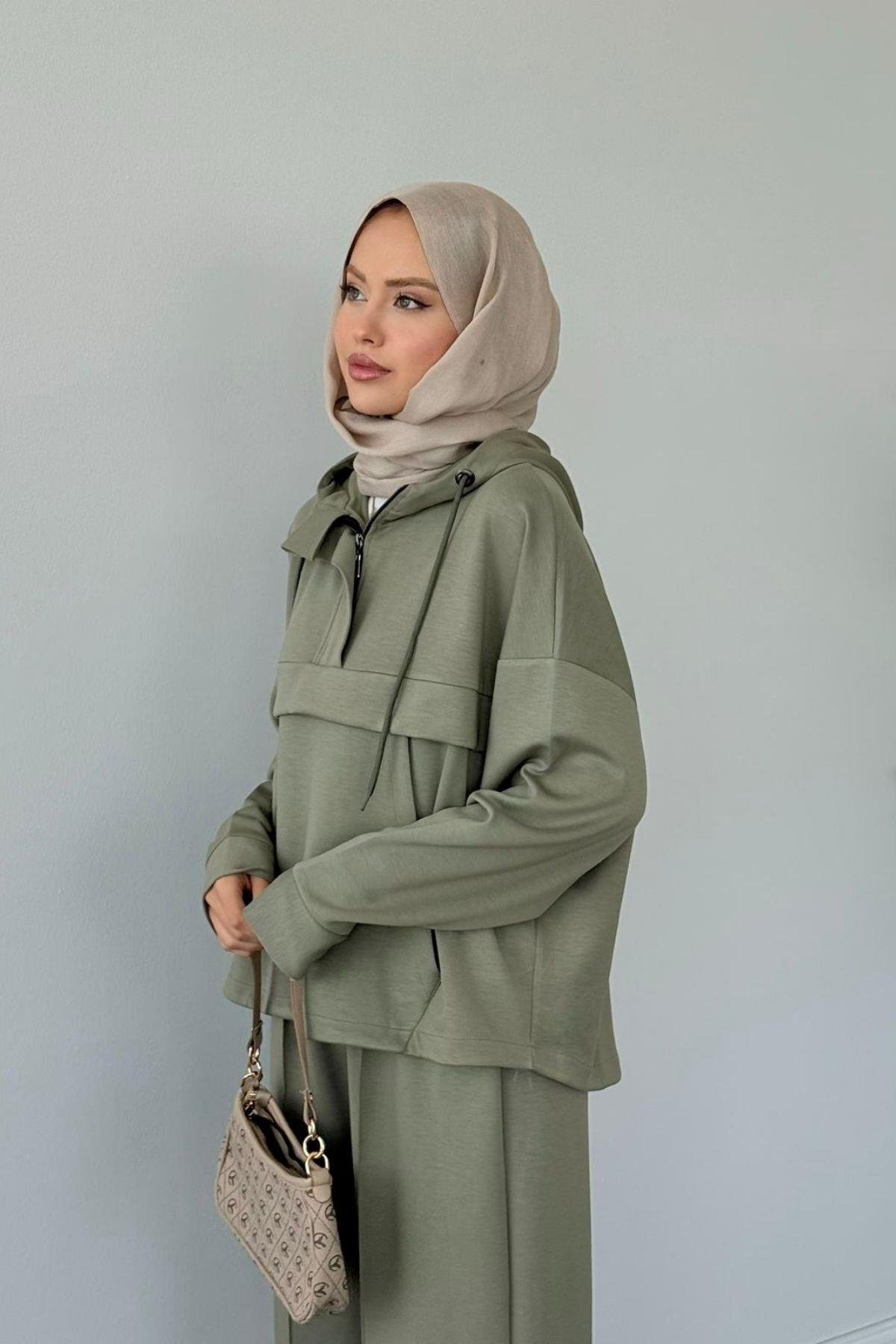 Hilla Oys Takım Haki , Fiyatları Hilla Oys Takım Haki   Haza Moda 