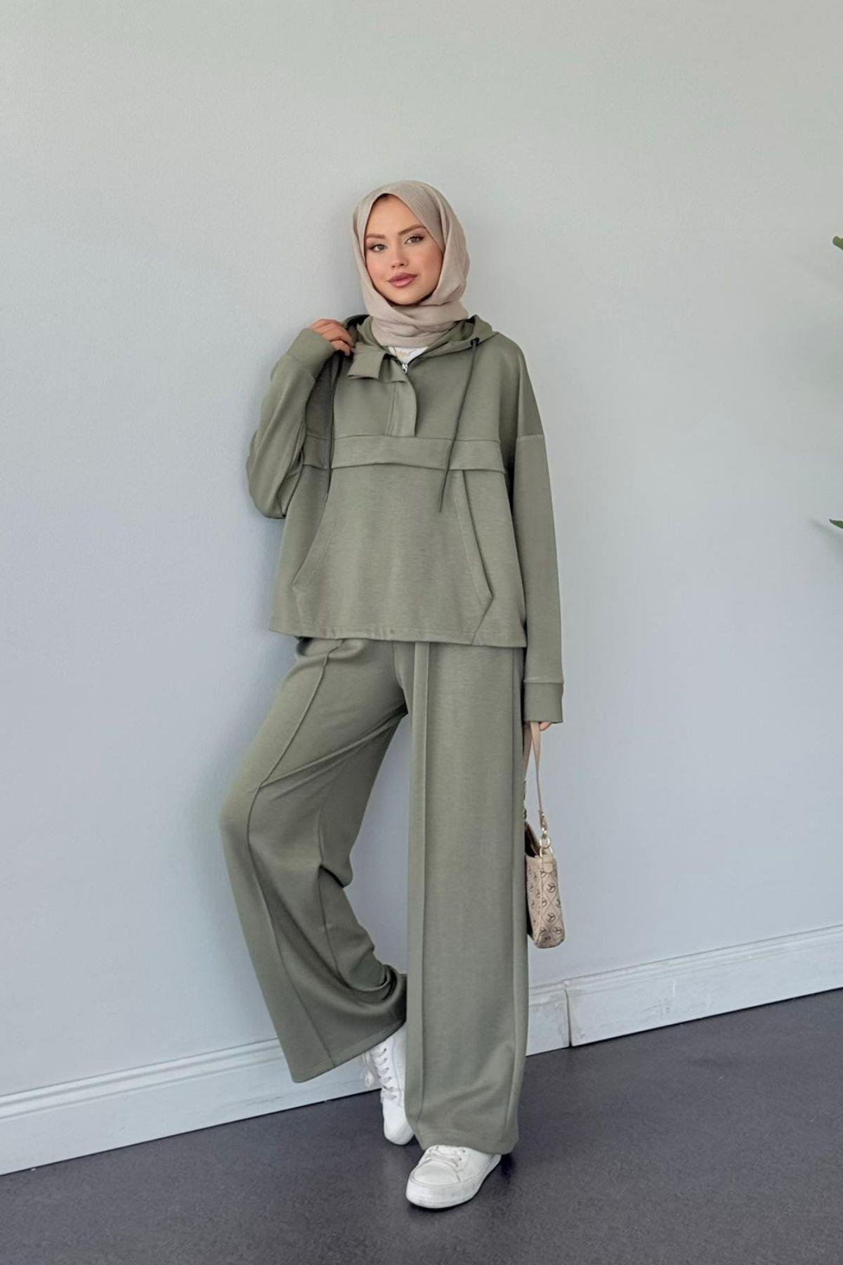 Hilla Oys Takım Haki , Fiyatları Hilla Oys Takım Haki   Haza Moda 