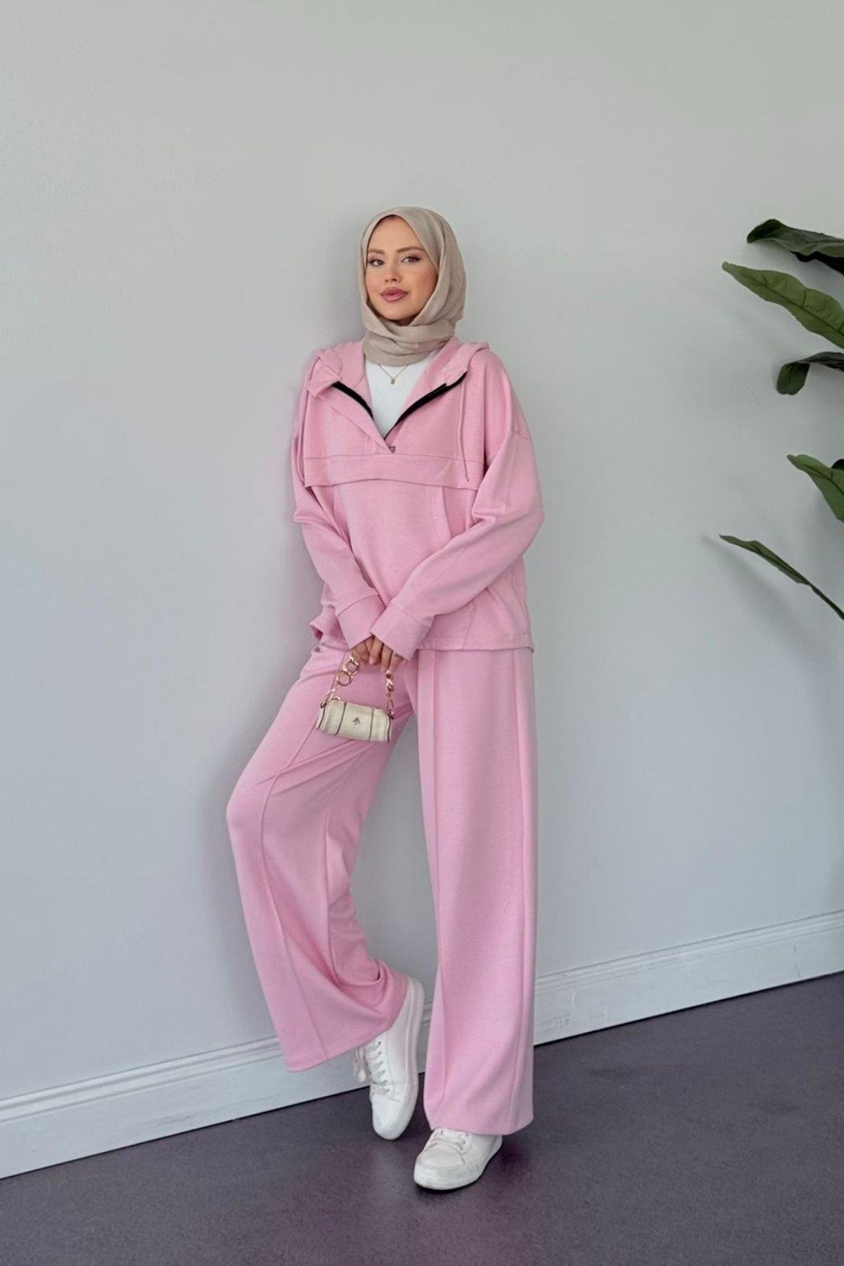 Hilla Oys Takım Pembe, Fiyatları Hilla Oys Takım Pembe Haza Moda 