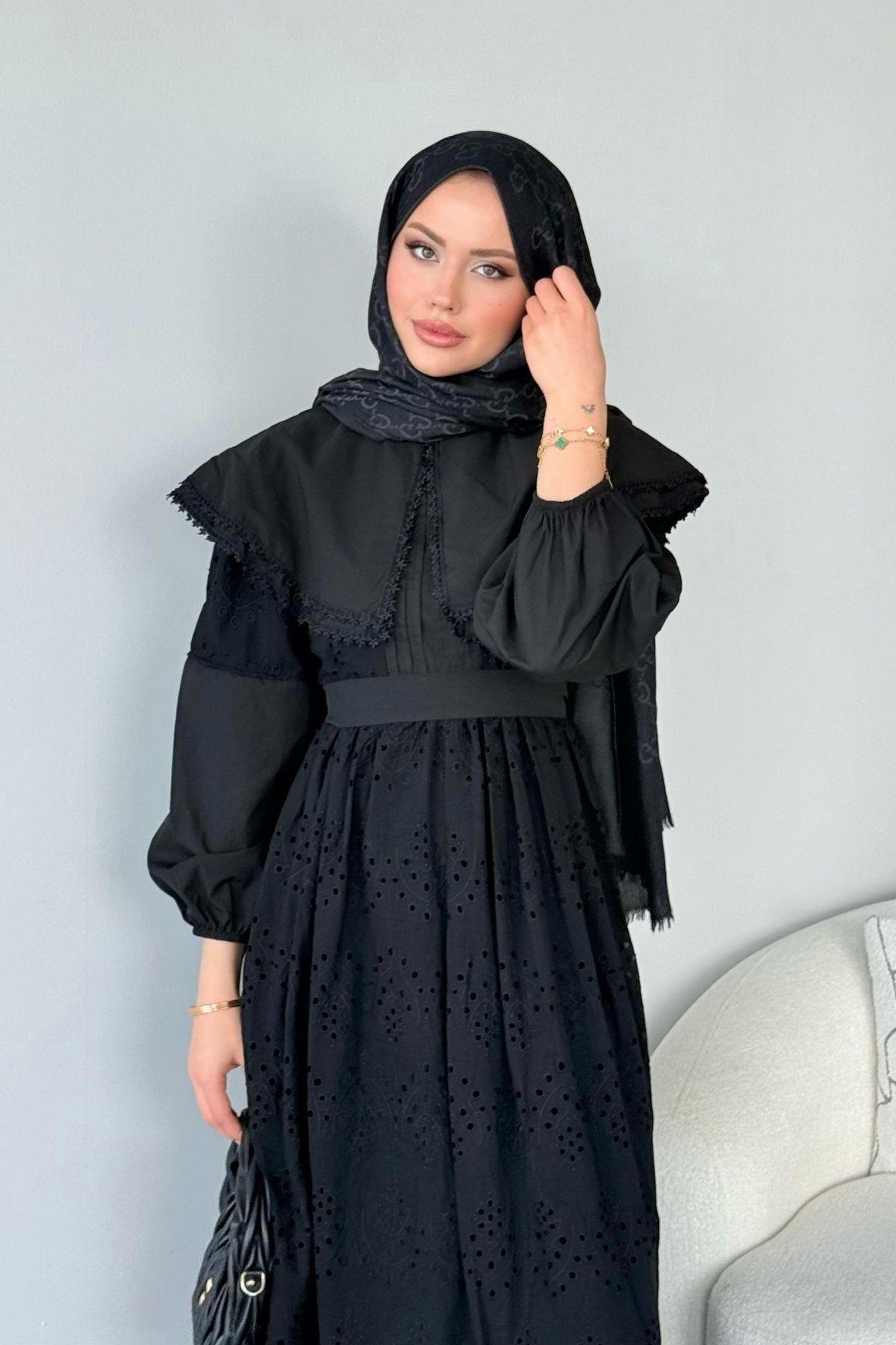 Holla Güpür Elbise Siyah, Fiyatları Holla Güpür Elbise Siyah