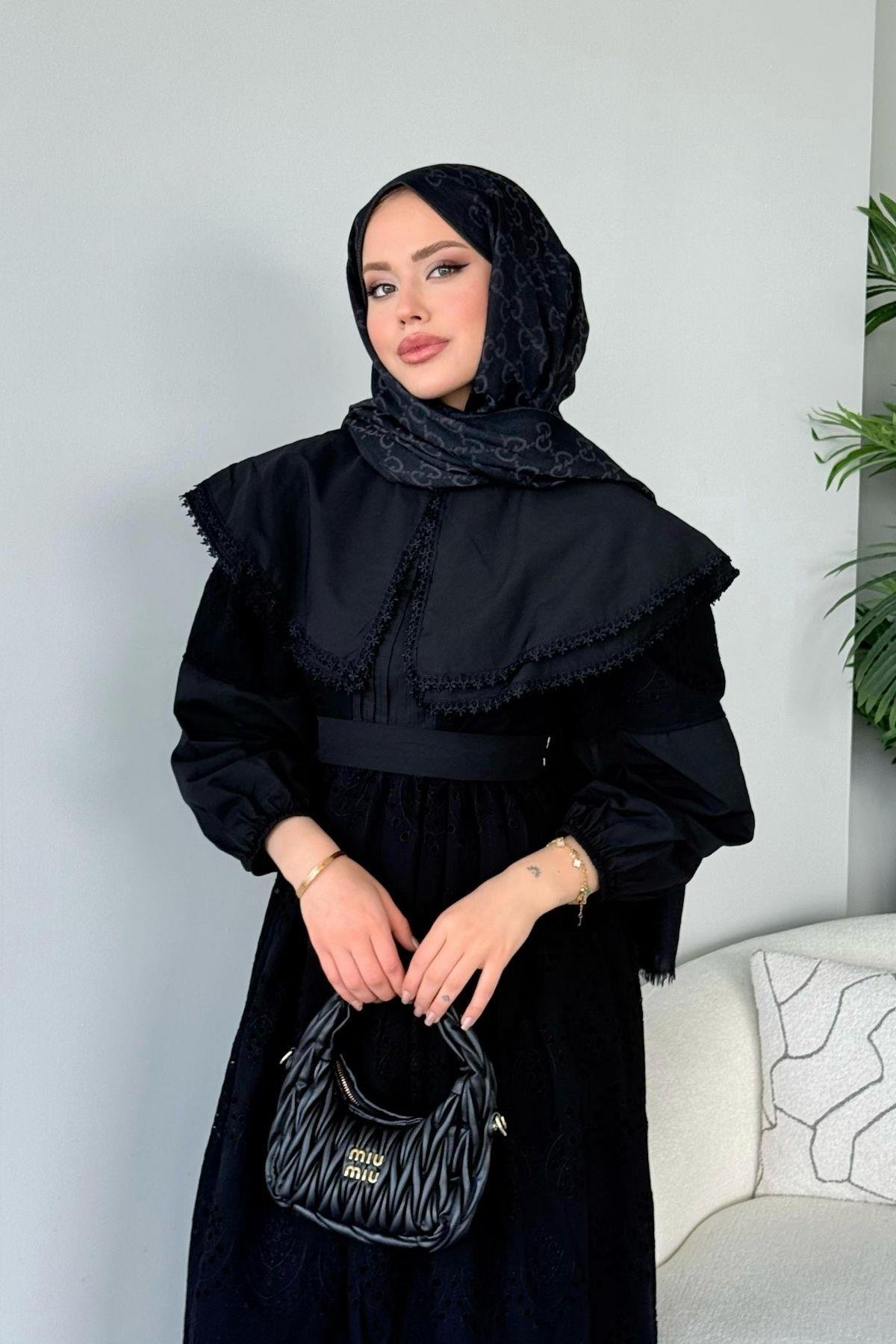 Holla Güpür Elbise Siyah, Fiyatları Holla Güpür Elbise Siyah