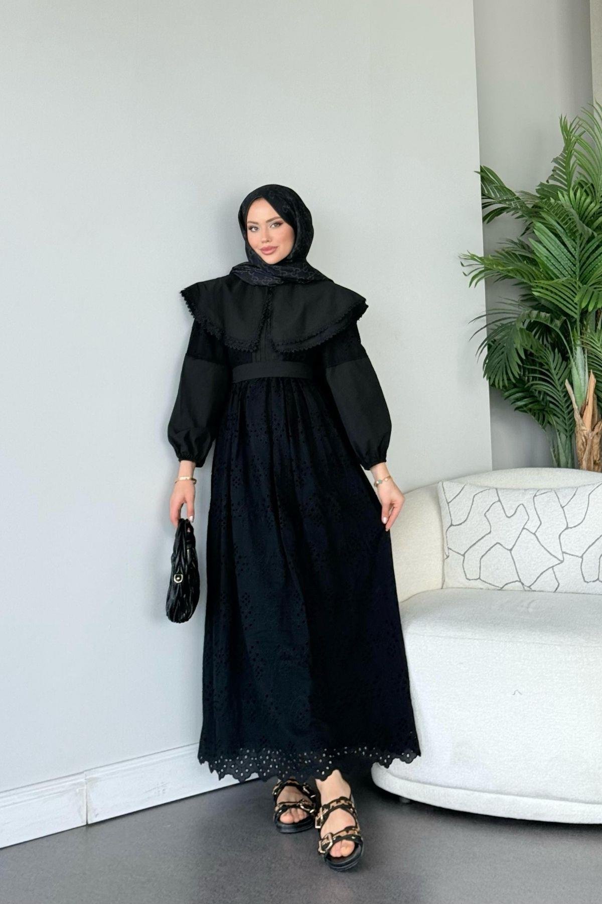 Holla Güpür Elbise Siyah, Fiyatları Holla Güpür Elbise Siyah