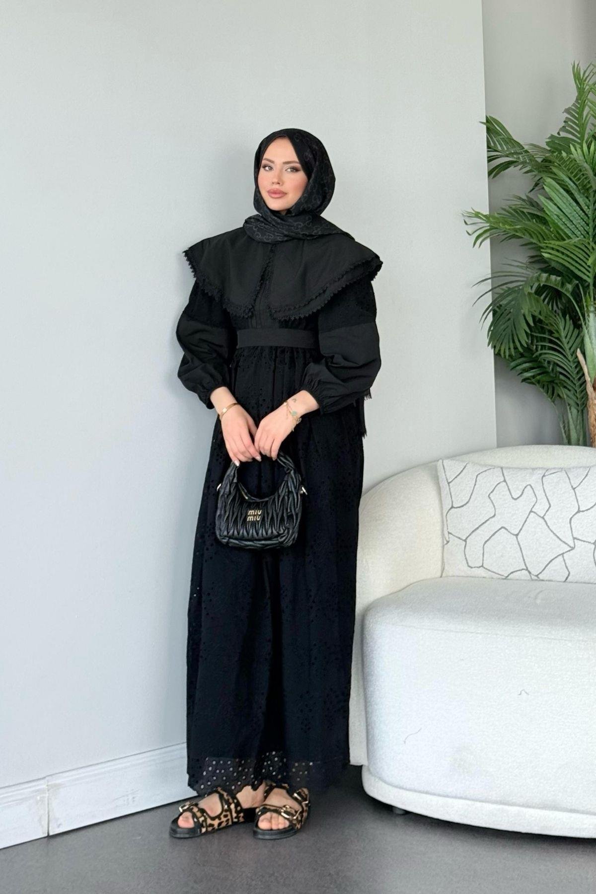 Holla Güpür Elbise Siyah, Fiyatları Holla Güpür Elbise Siyah